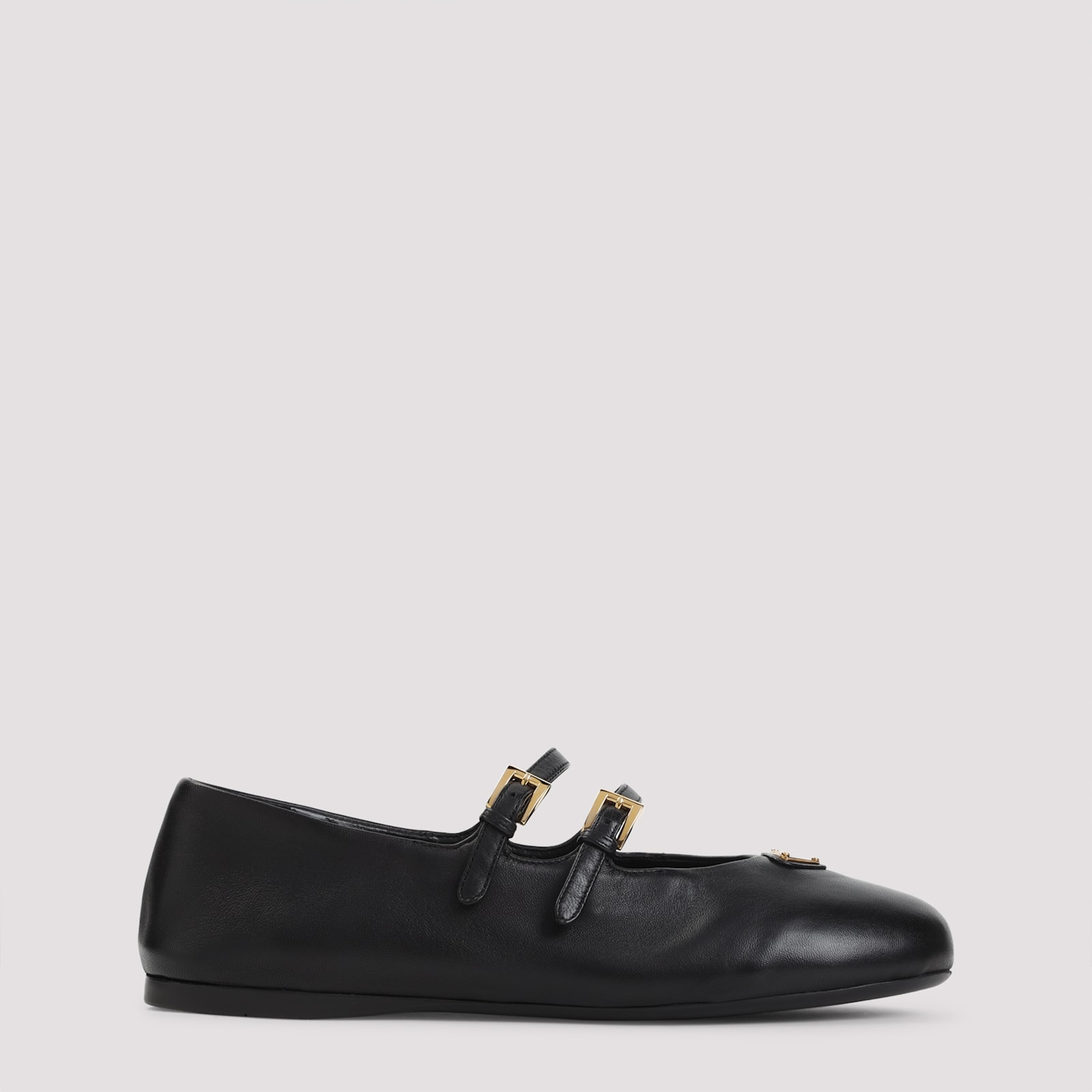 Prada Women Nappa Leather Ballerinas In Black