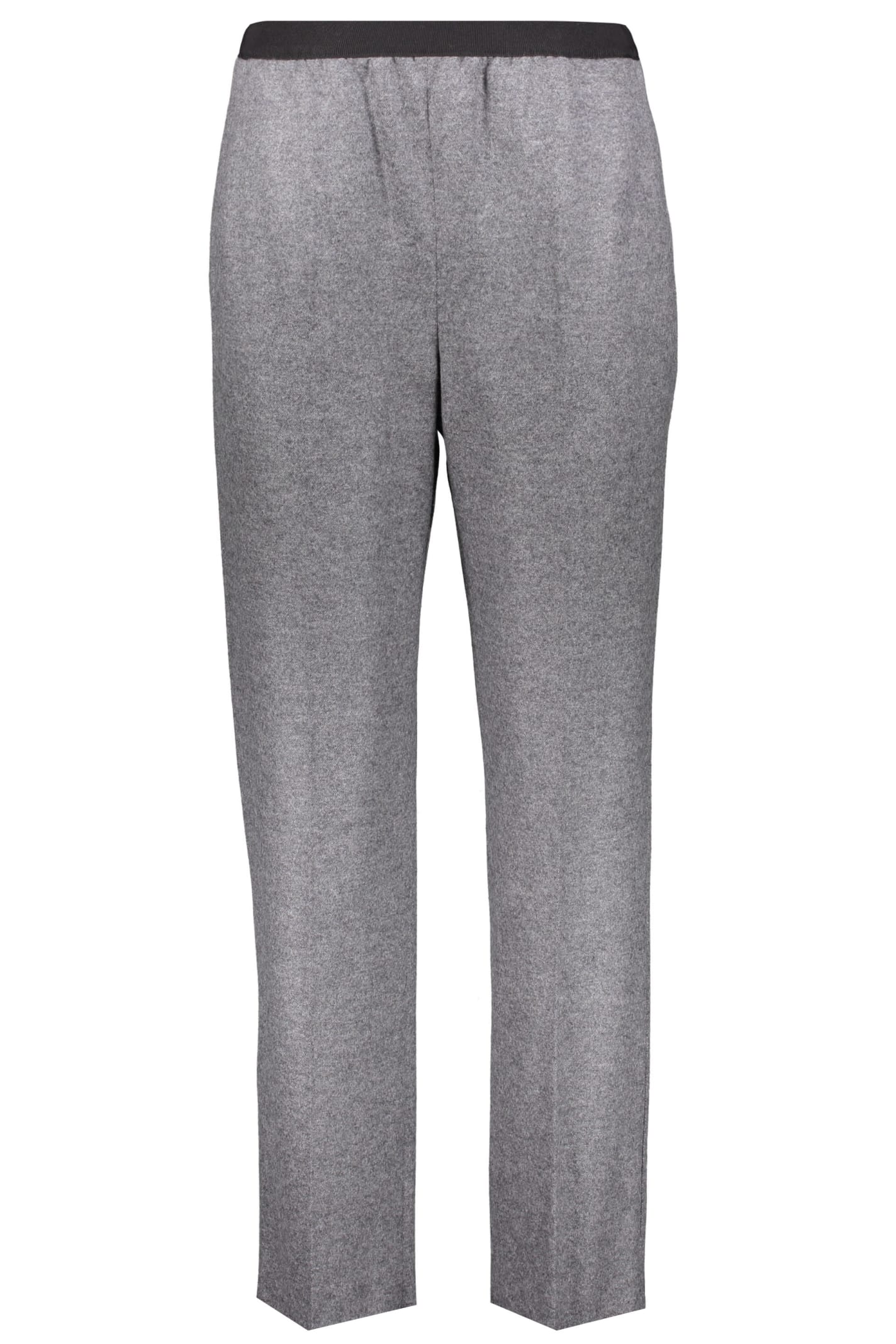 Agnona Long Trousers In Grey
