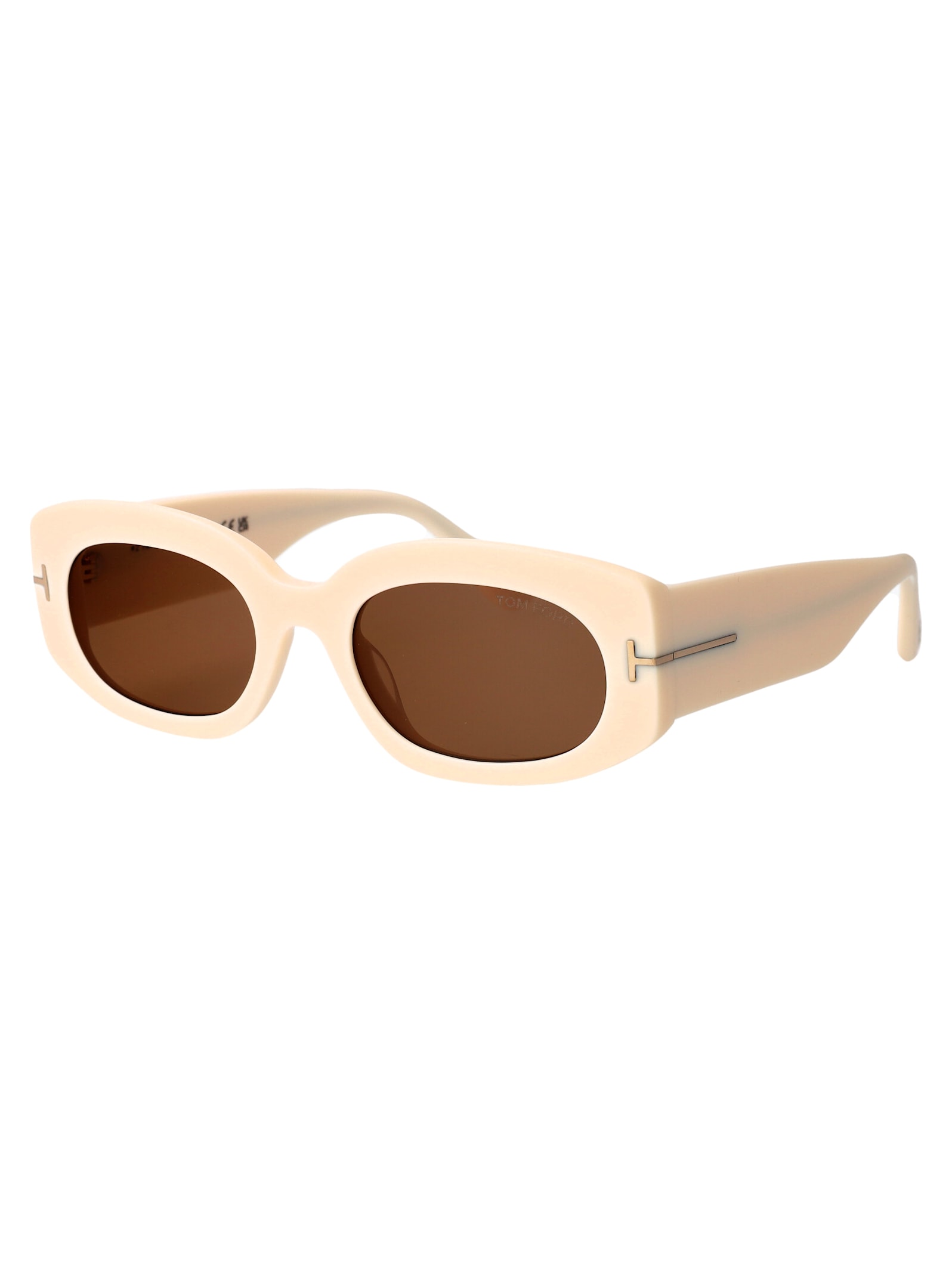 Shop Tom Ford Ft1187/s Sunglasses In Cream White