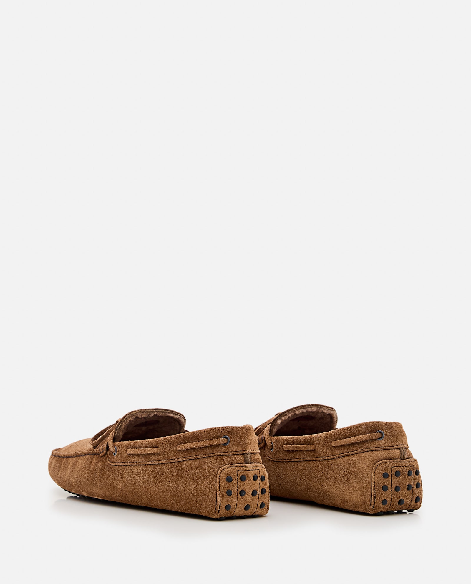 Tod's Suede Loafer In Brown