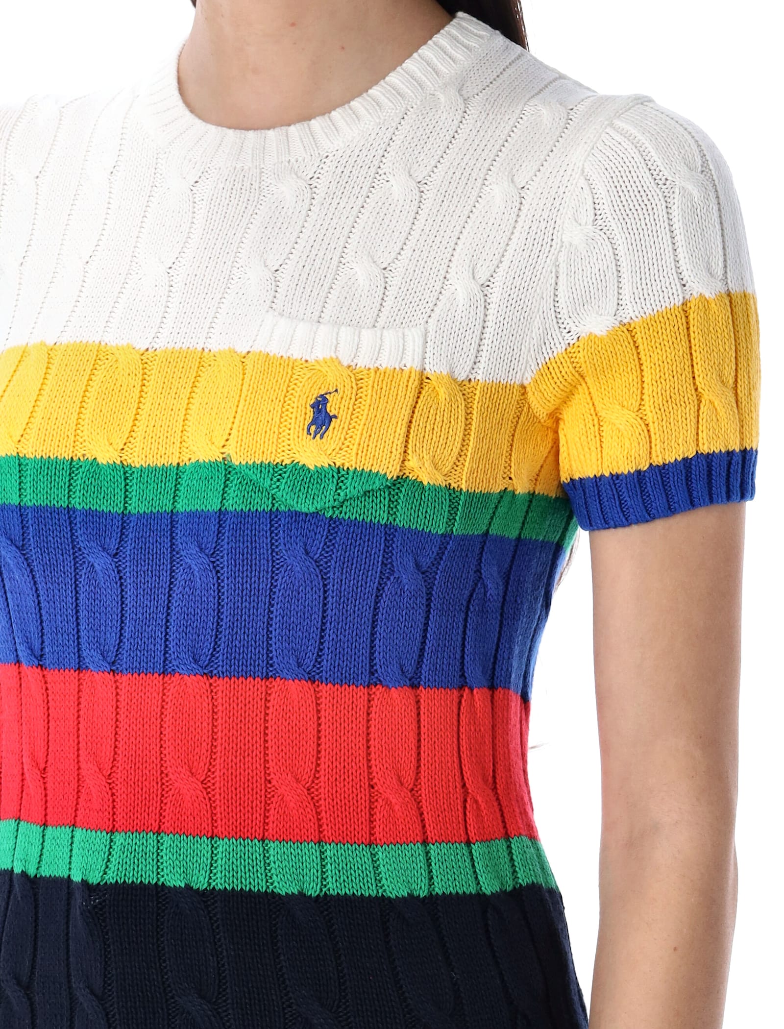 Polo Ralph Lauren Sweater In Blue Satrun Multi