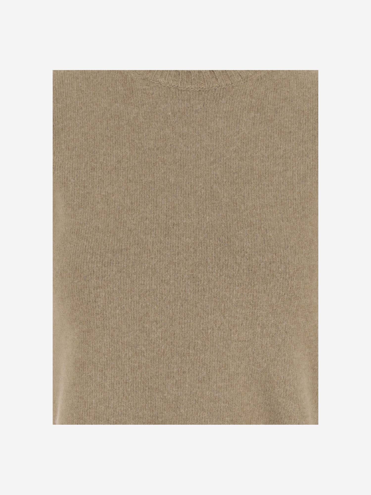 Shop Maison Margiela Wool Sweater In Brown