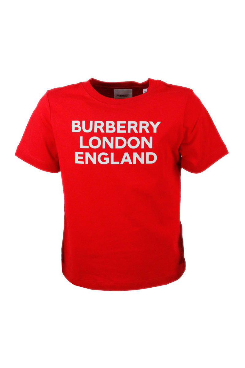 Burberry Short Sleeve Crew Neck T-shirt With Writing