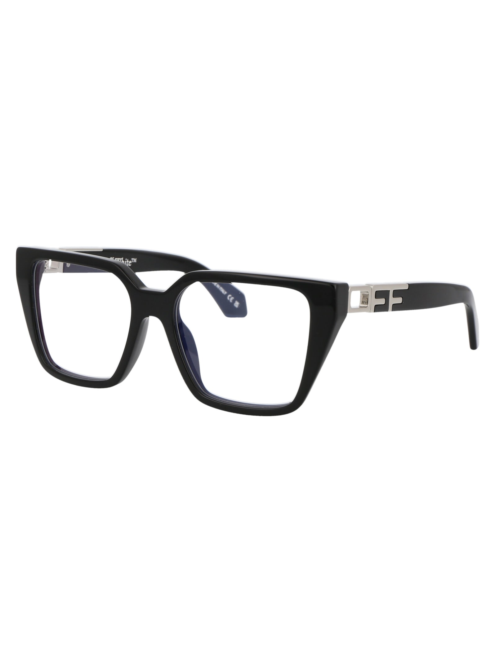 Shop Off-white Optical Style 29 Glasses In 1000 Black