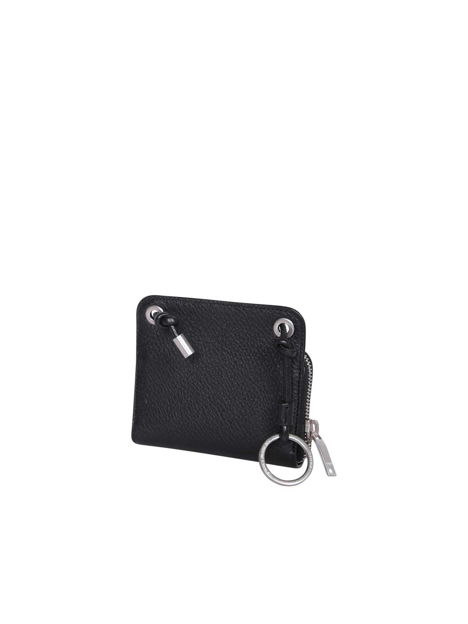 Shop Saint Laurent Black Neck Wallet