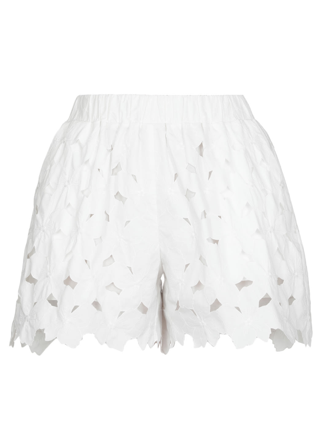 Red Valentino Cottons COTTON BLEND CARVED SHORT