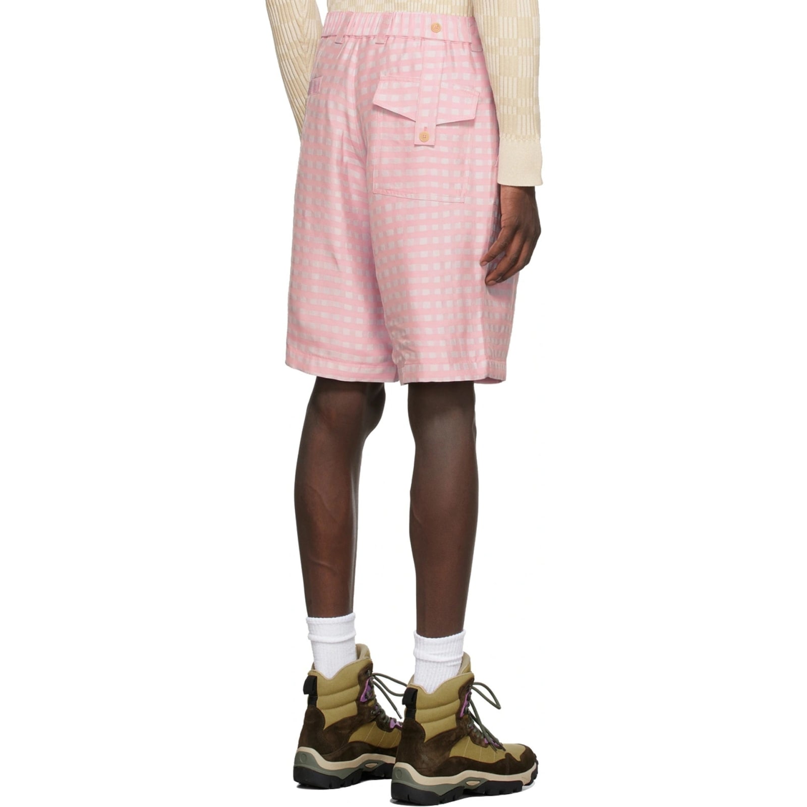 Shop Jacquemus Le Short Gelati Shorts In Pink