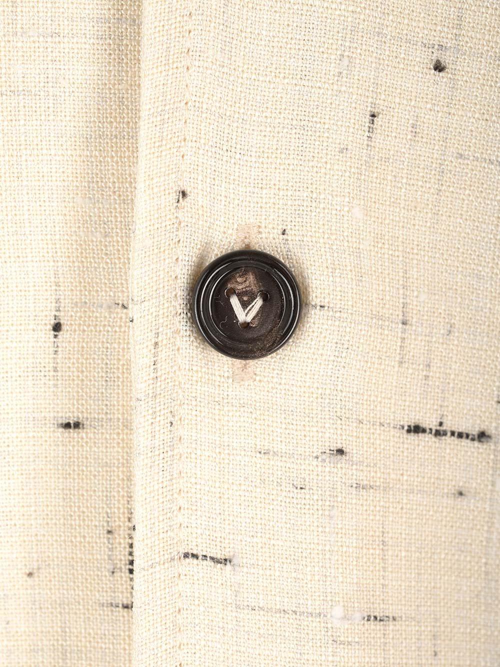 Shop Bottega Veneta Buttoned Short-sleeved Shirt In Dove/black