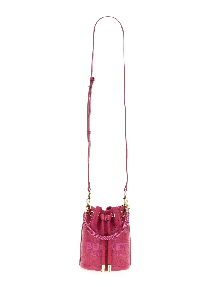 Shop Marc Jacobs The Bucket Mini Bag In Fuchsia