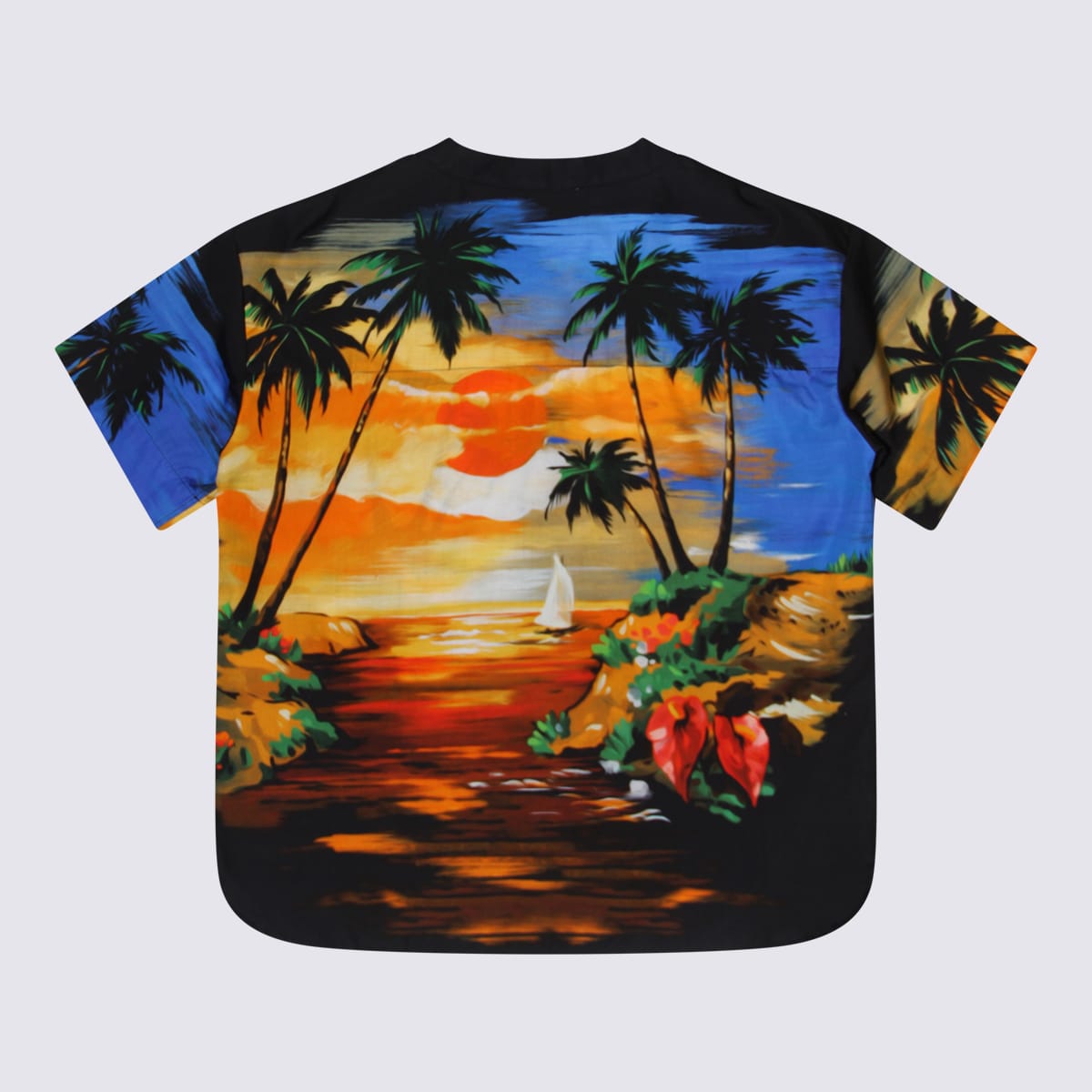 Shop Dolce & Gabbana Hawaii Cotton Shirt