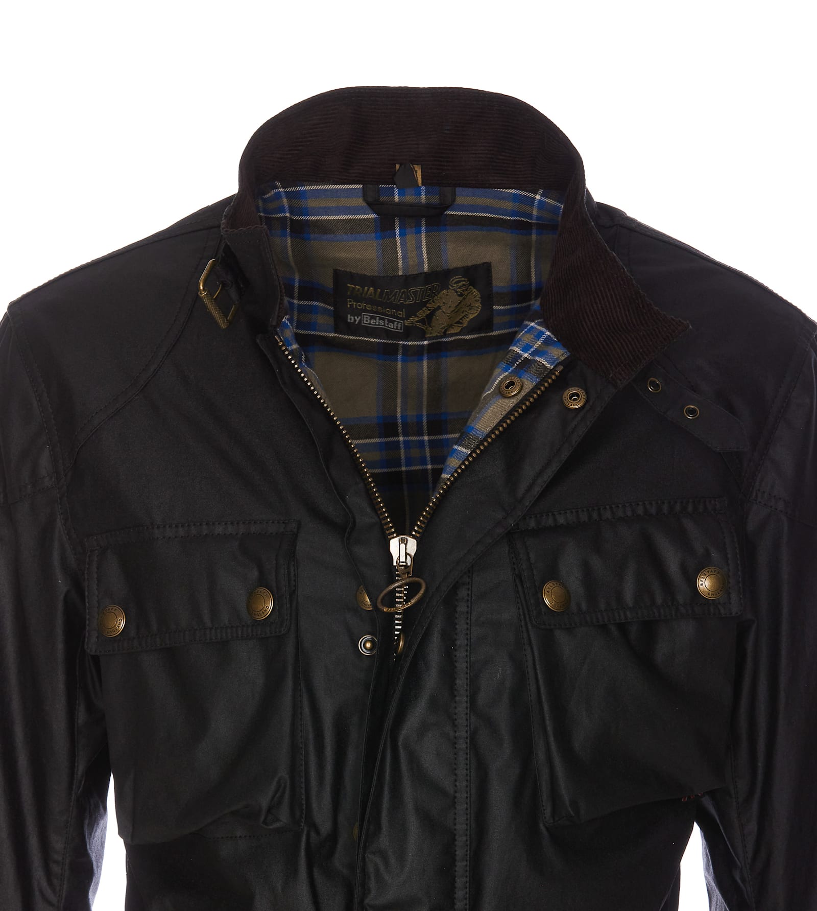 Shop Belstaff Trialmaster Jacket In Black