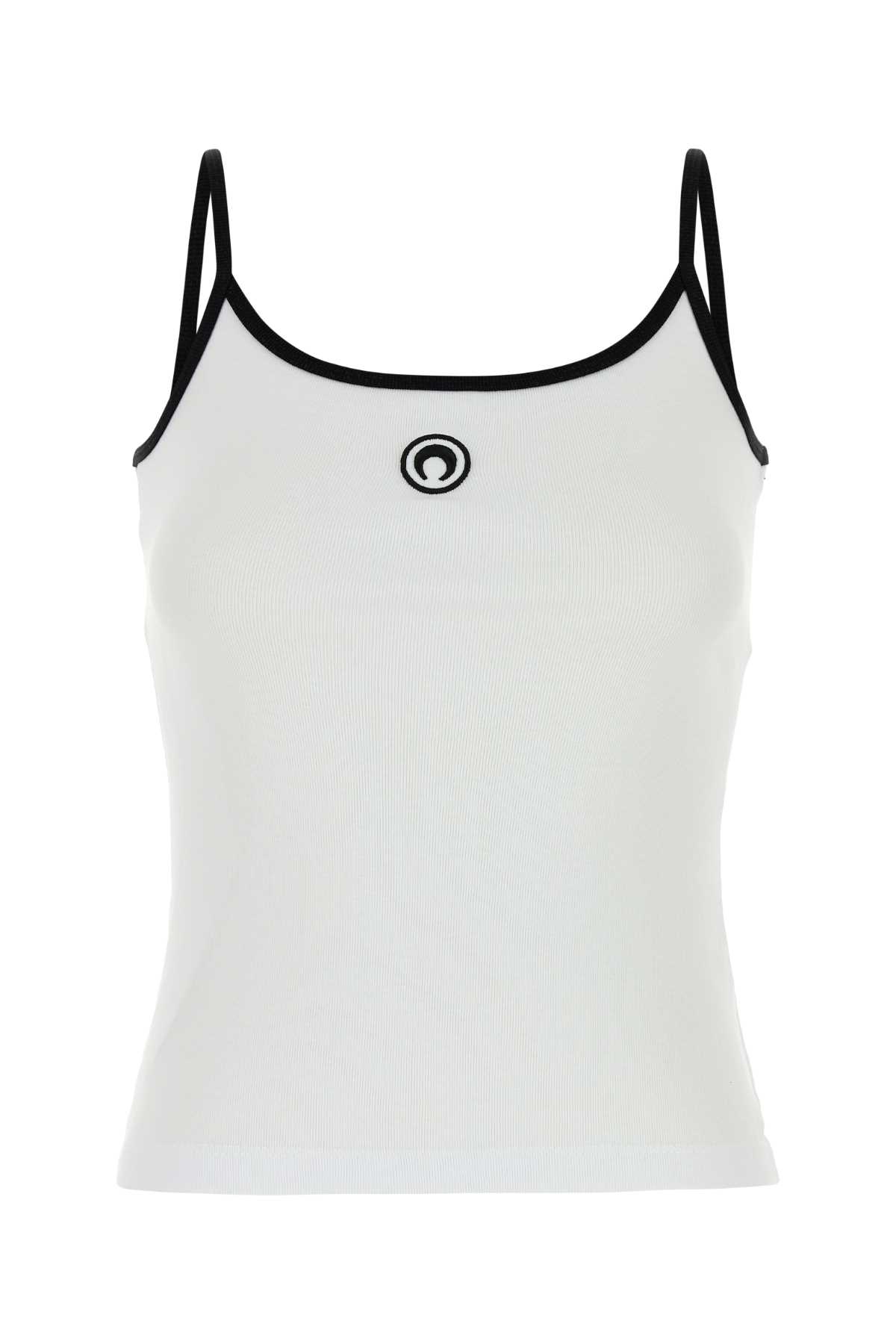 White Cotton Tank Top