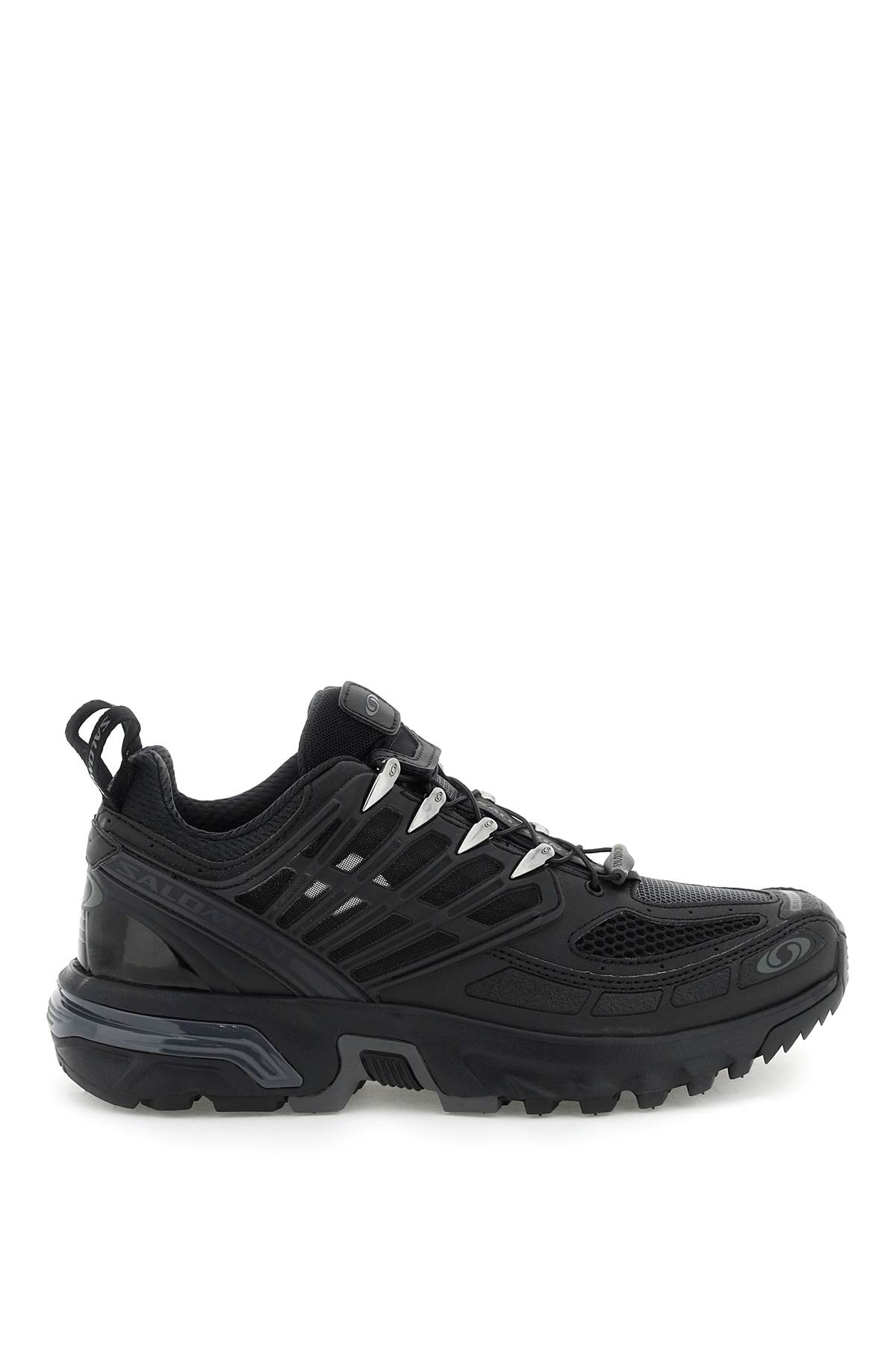 Shop Salomon Acs Pro Sneakers In Black Black Black (black)