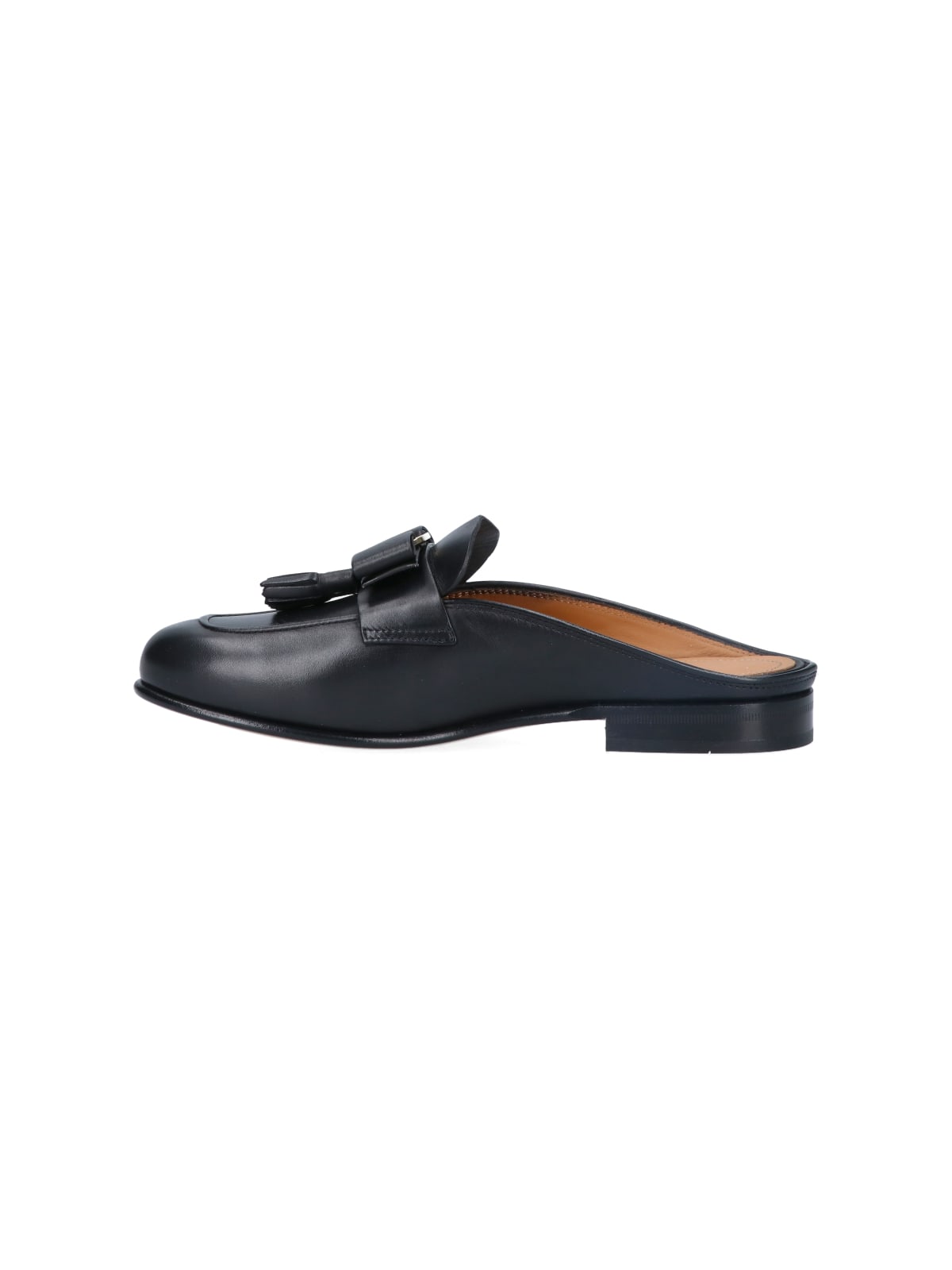 Shop Ferragamo Vara Bow Mules In Black