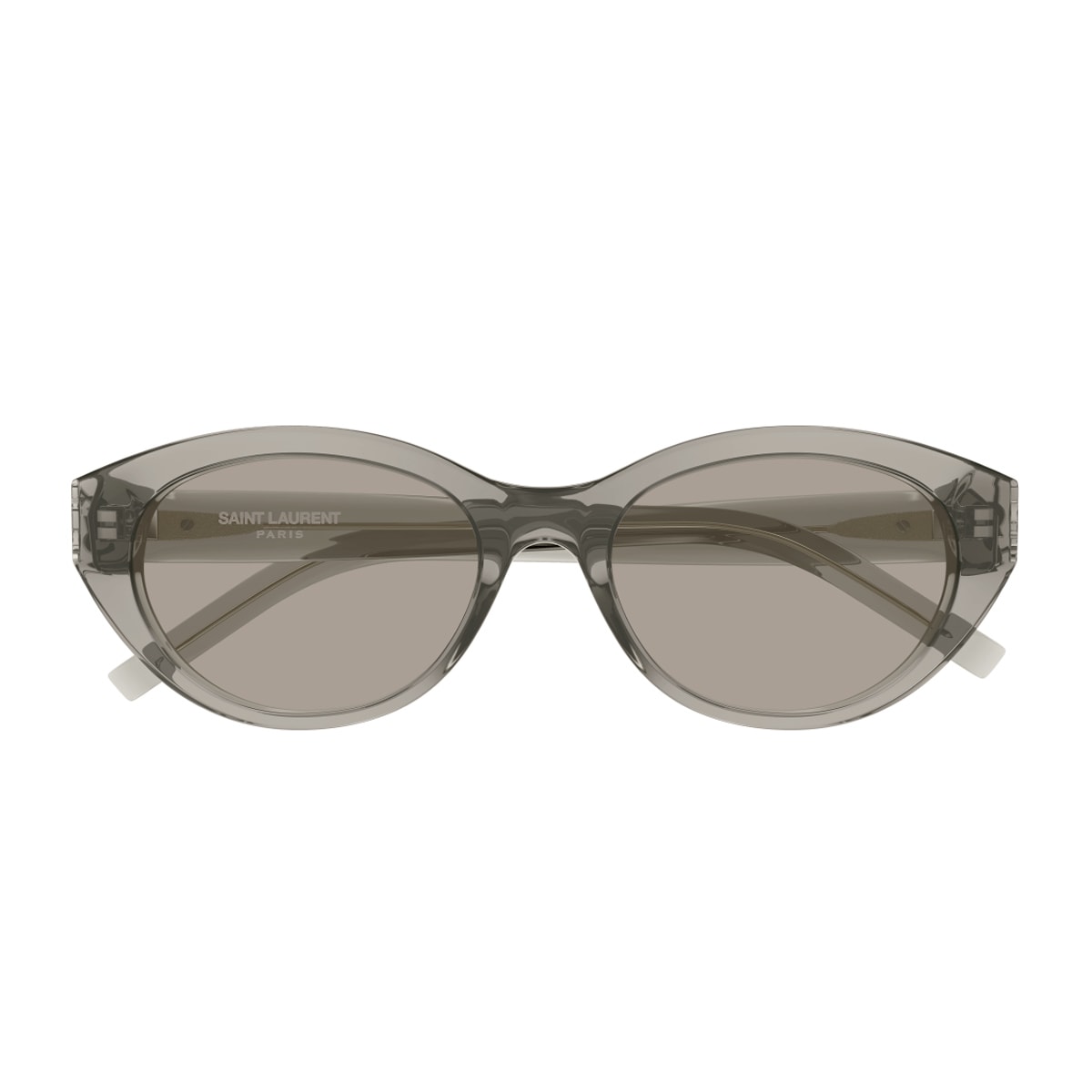 Saint Laurent Sl M148 Linea Monogram 004 Brown Grey Sunglasses In Gray