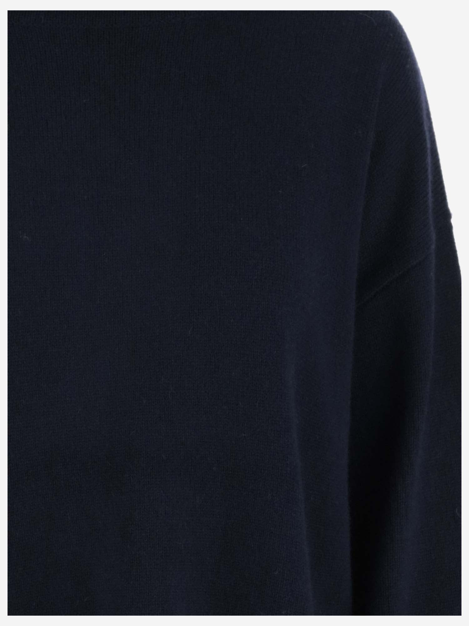 Shop Aspesi Cashmere Sweater In Navy