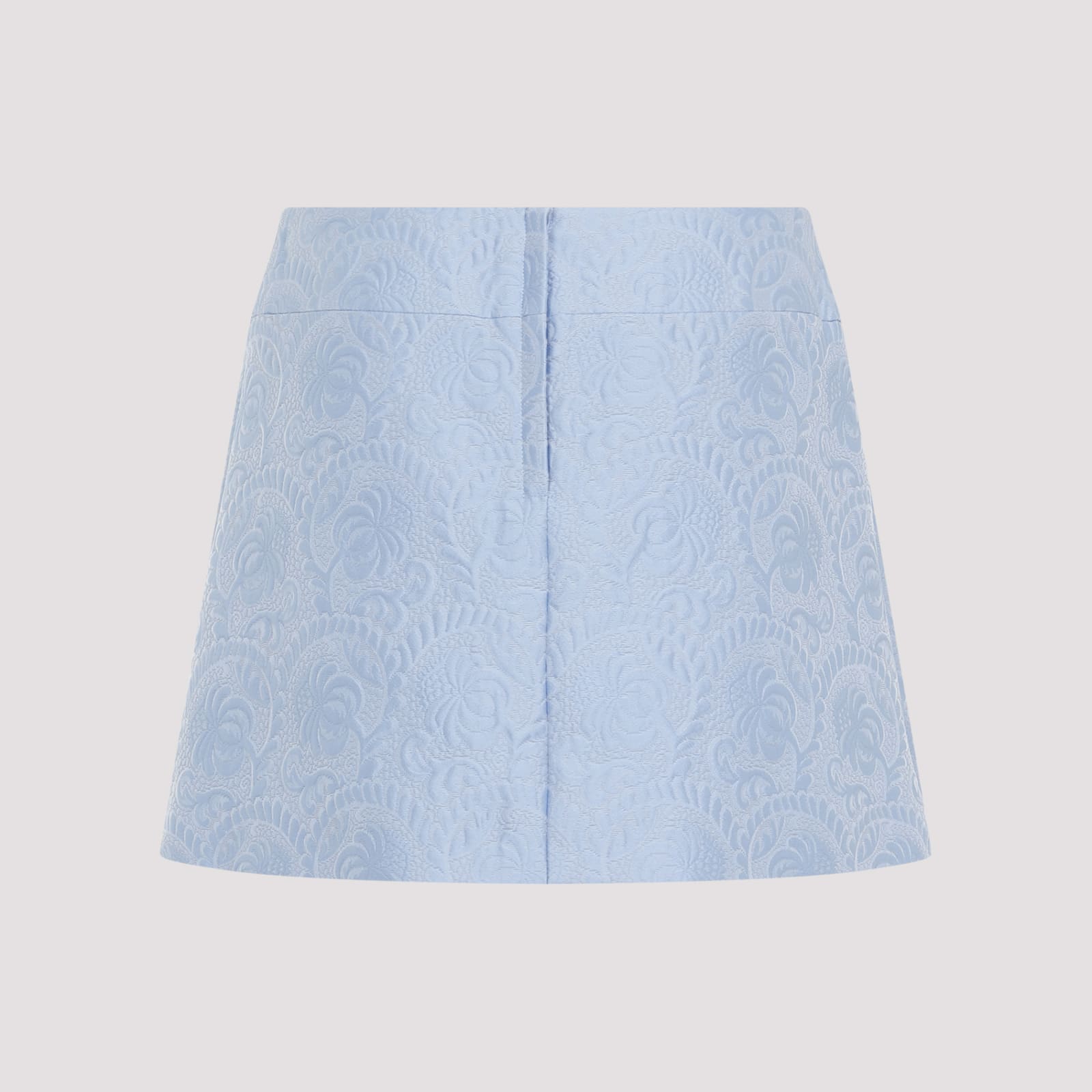 Shop Dolce & Gabbana Mini Skirt In Glicine