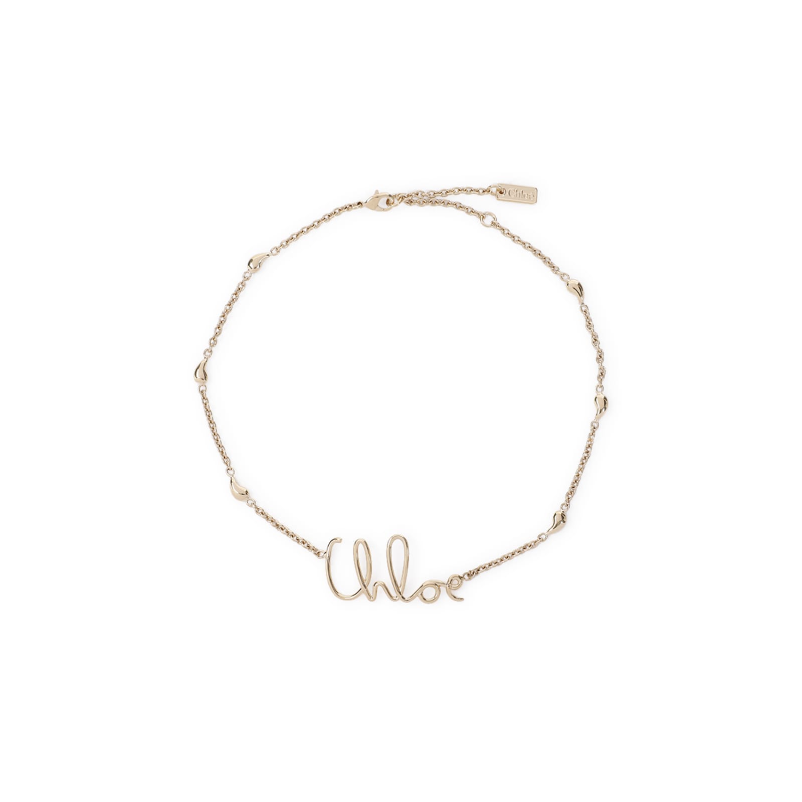 Shop Chloé Necklace In Dc Vintage Gold