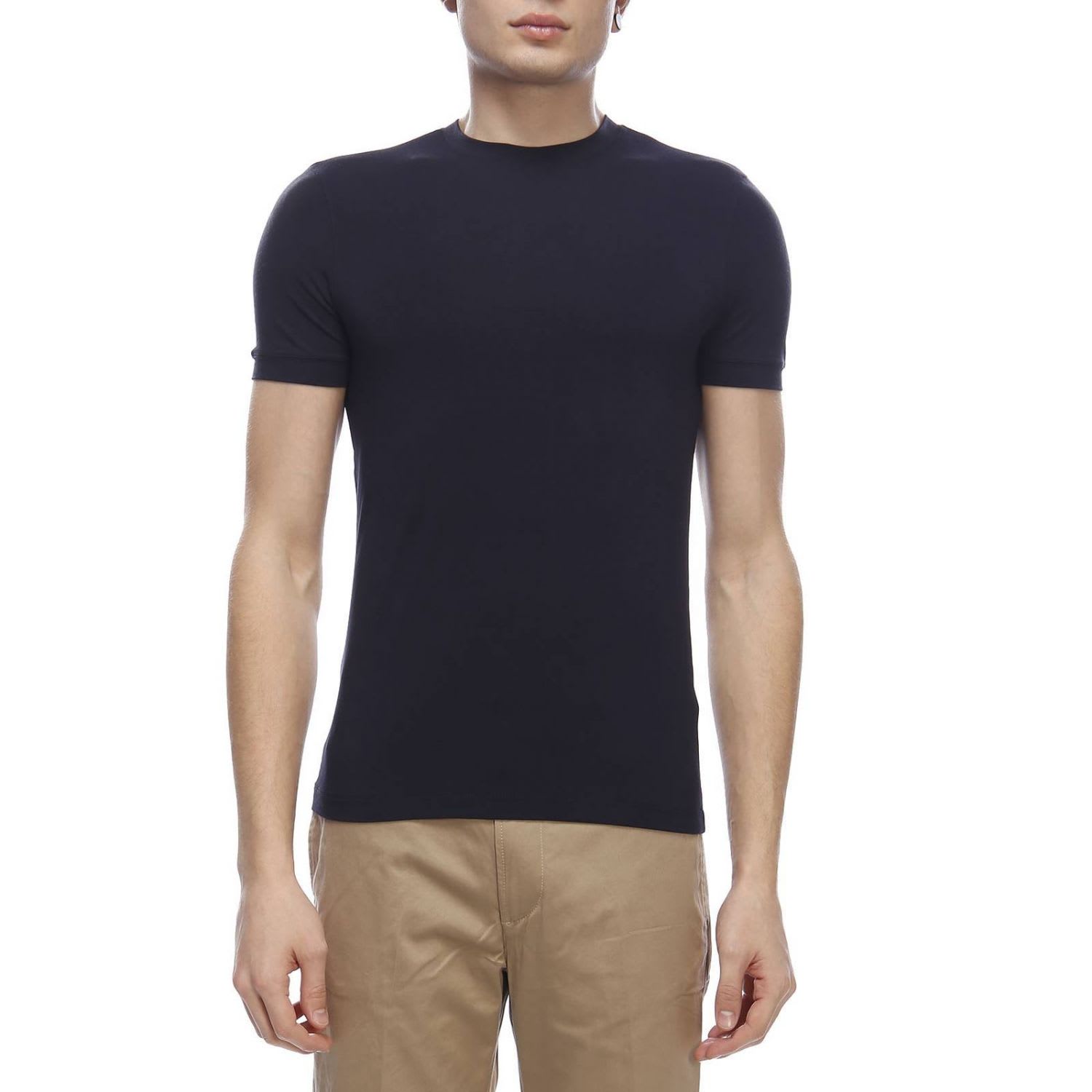 GIORGIO ARMANI T-SHIRT GIORGIO ARMANI CREW-NECK T-SHIRT IN BASIC STRETCH VISCOSE JERSEY,8NST52 SJP4Z 0922