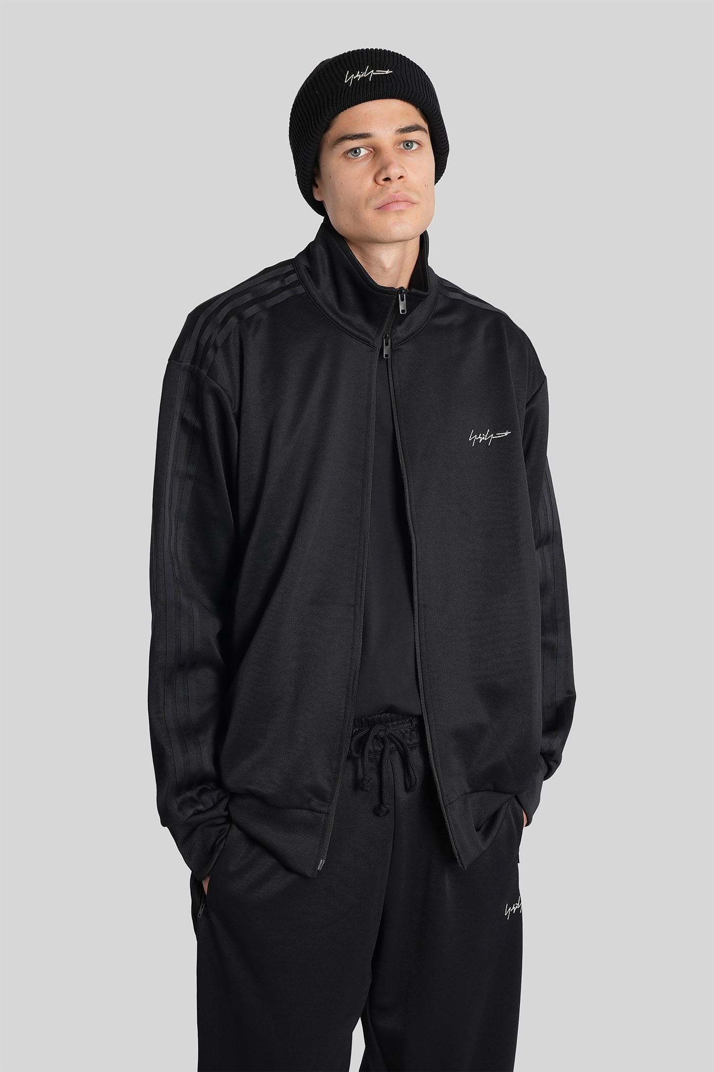Sweatshirt In Black Polyester