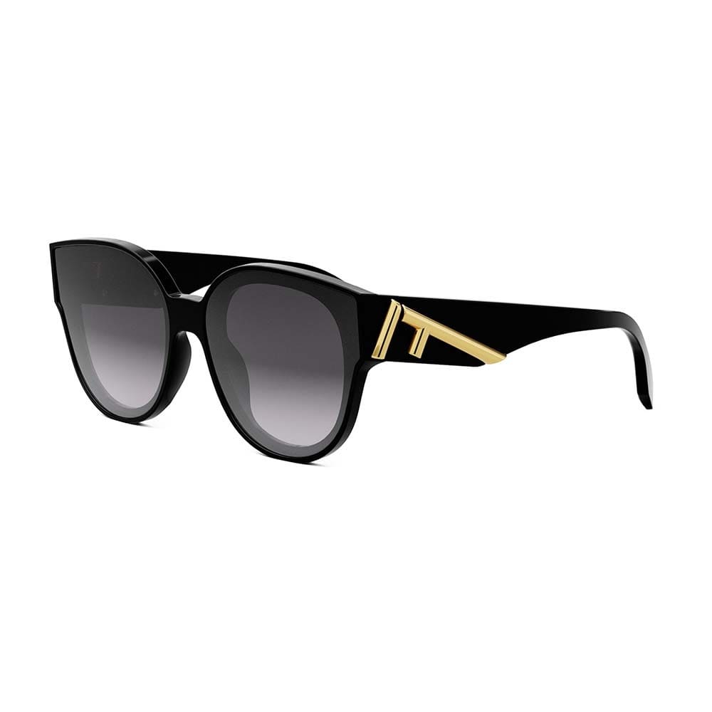 Shop Fendi Sunglasses In Nero/grigio