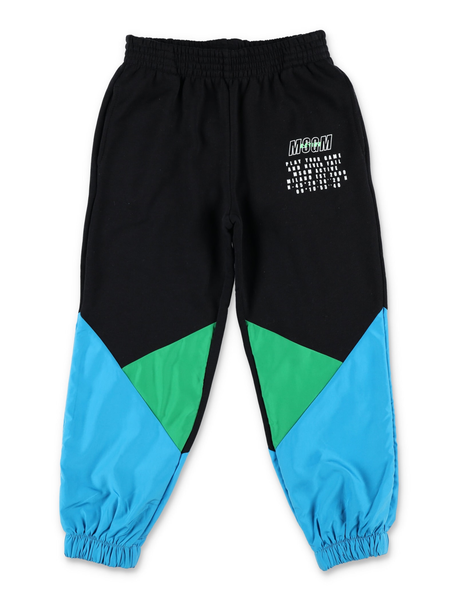 MSGM Color Block Sweatpants
