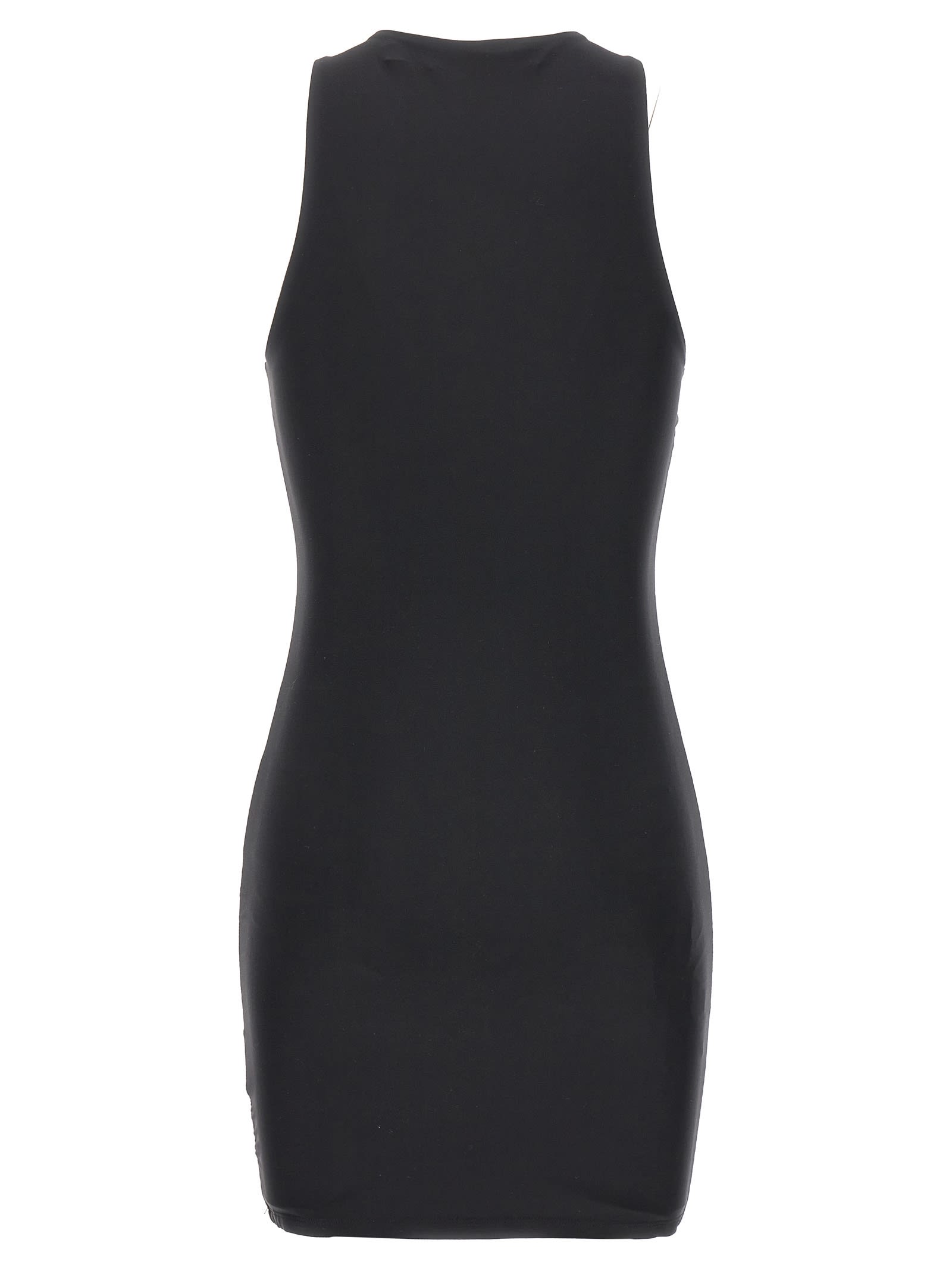 Shop Rotate Birger Christensen Logo Mini Dress In Black