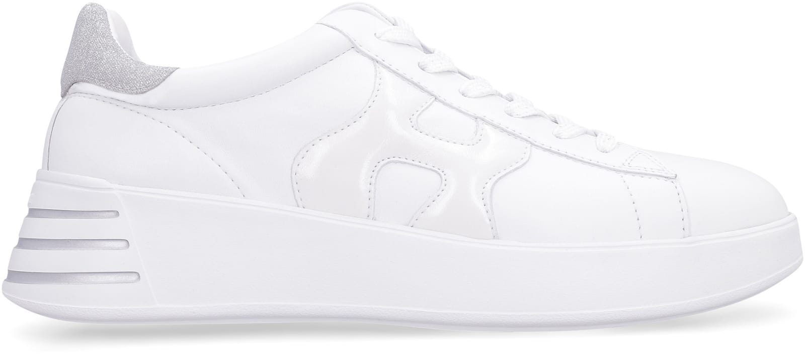 Hogan Rebel Leather Low-top Sneakers In White