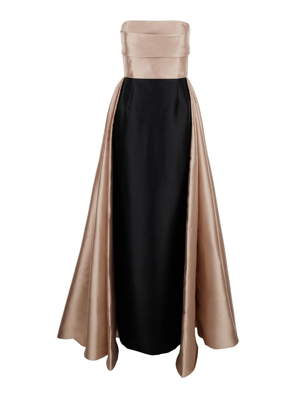 Solace London Long Dress In Brown
