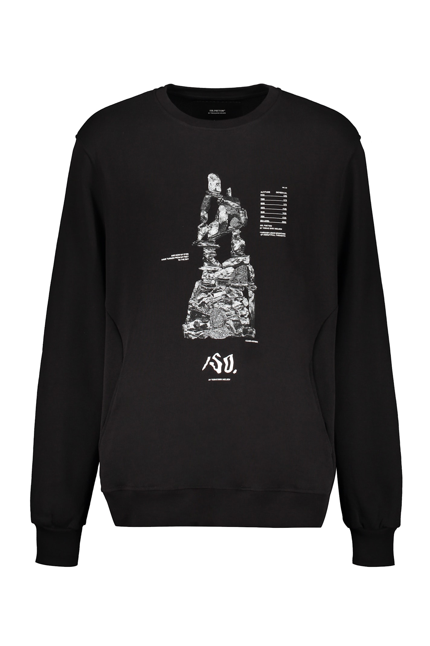 Iso. Poetism Printed Cotton Sweatshirt