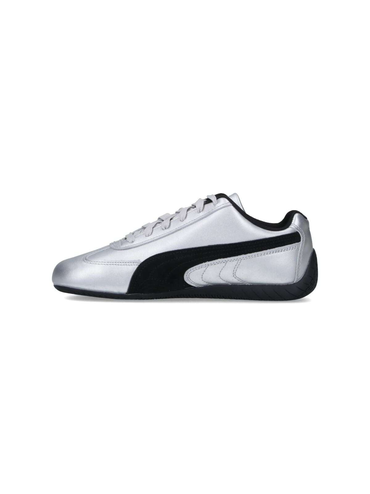 Puma Silver Speedcat Metallic Sneakers In Gray