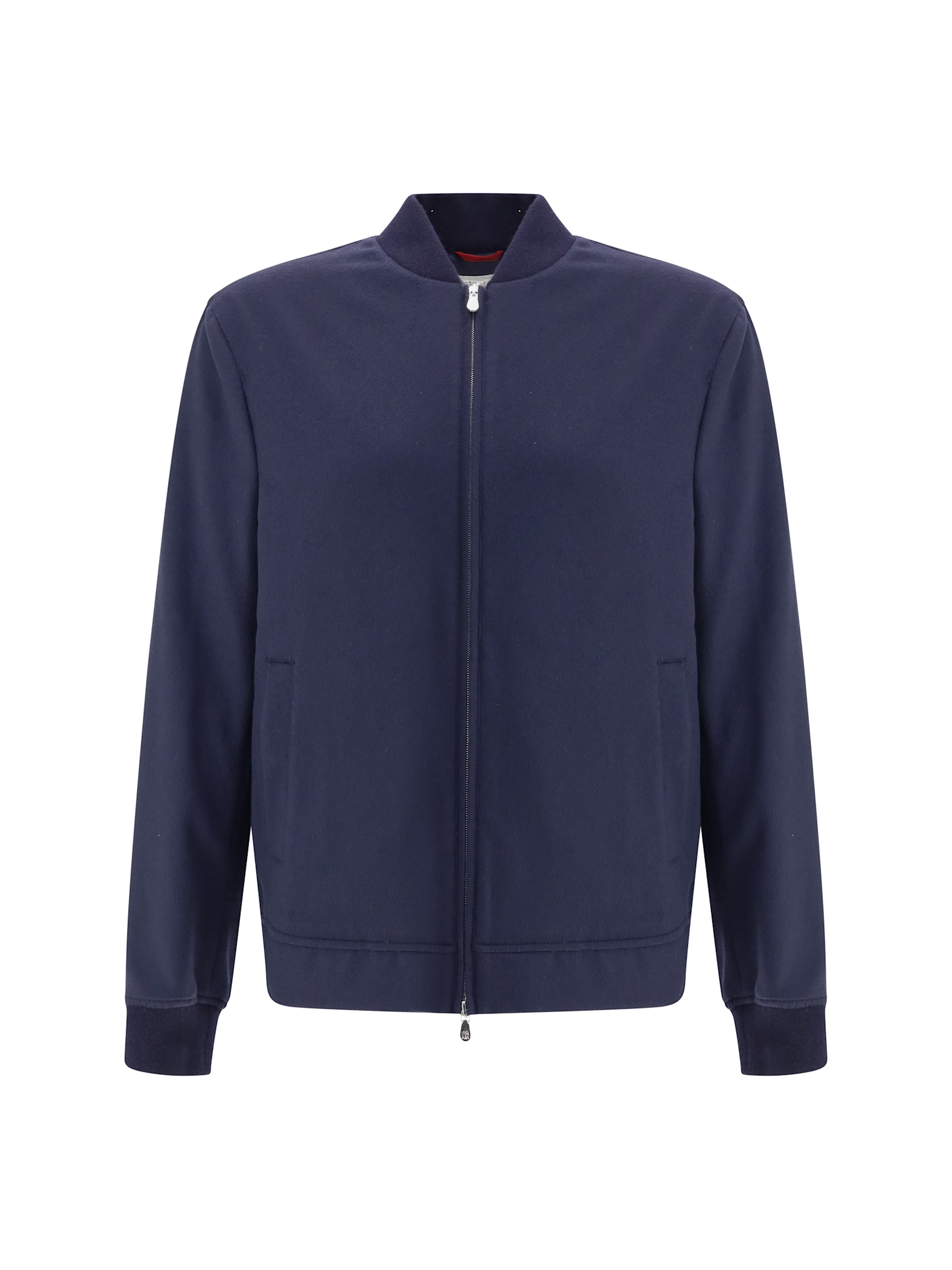 Brunello Cucinelli Wool And Cashmere Blend Cardigan In Blue