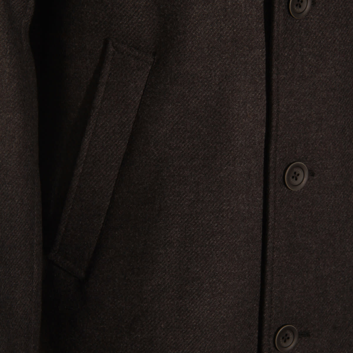 Herno Button-fastening Detachable-liner Coat In Gray