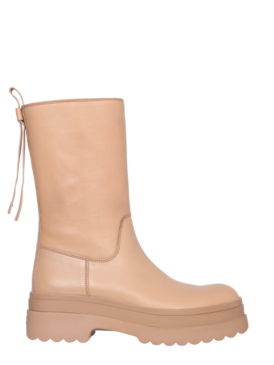 Shop Red Valentino Lye (red) Boots In Nude