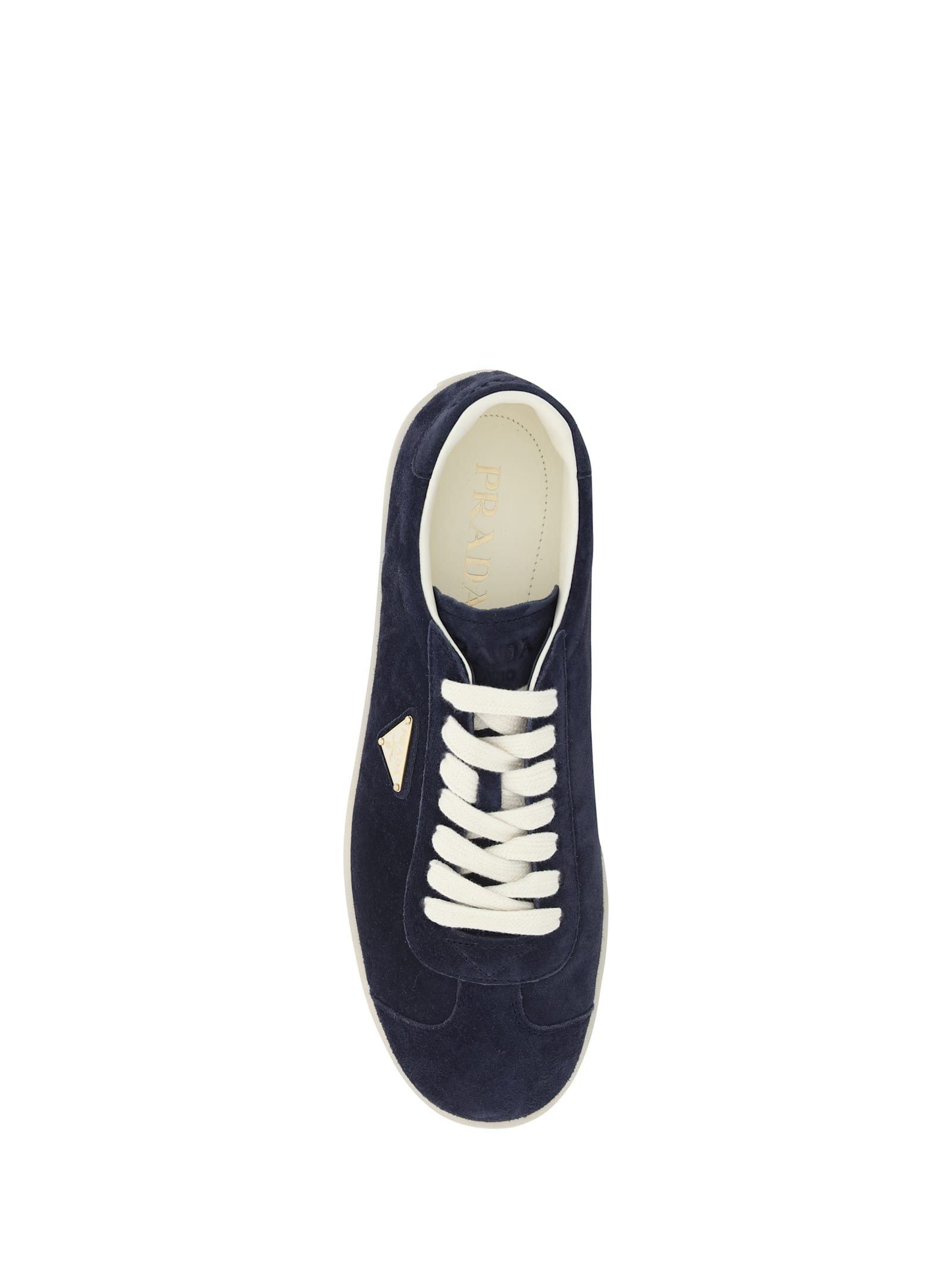 Shop Prada Sneakers In Bleu