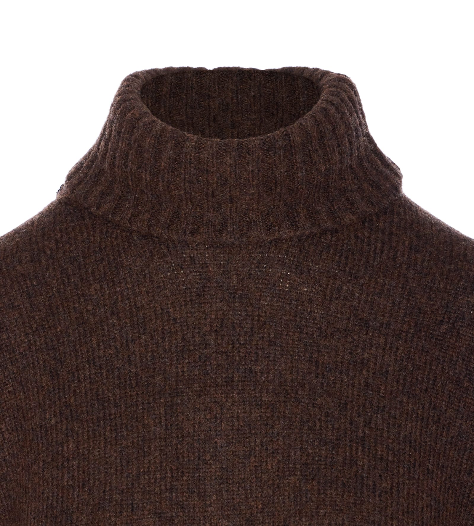 Aniye By Turtleneck Long-sleeved Sweater In Brown