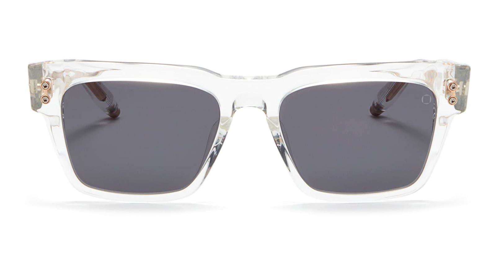 Akoni Columba - Crystal Clear / White Gold - 56 Sunglasses In White