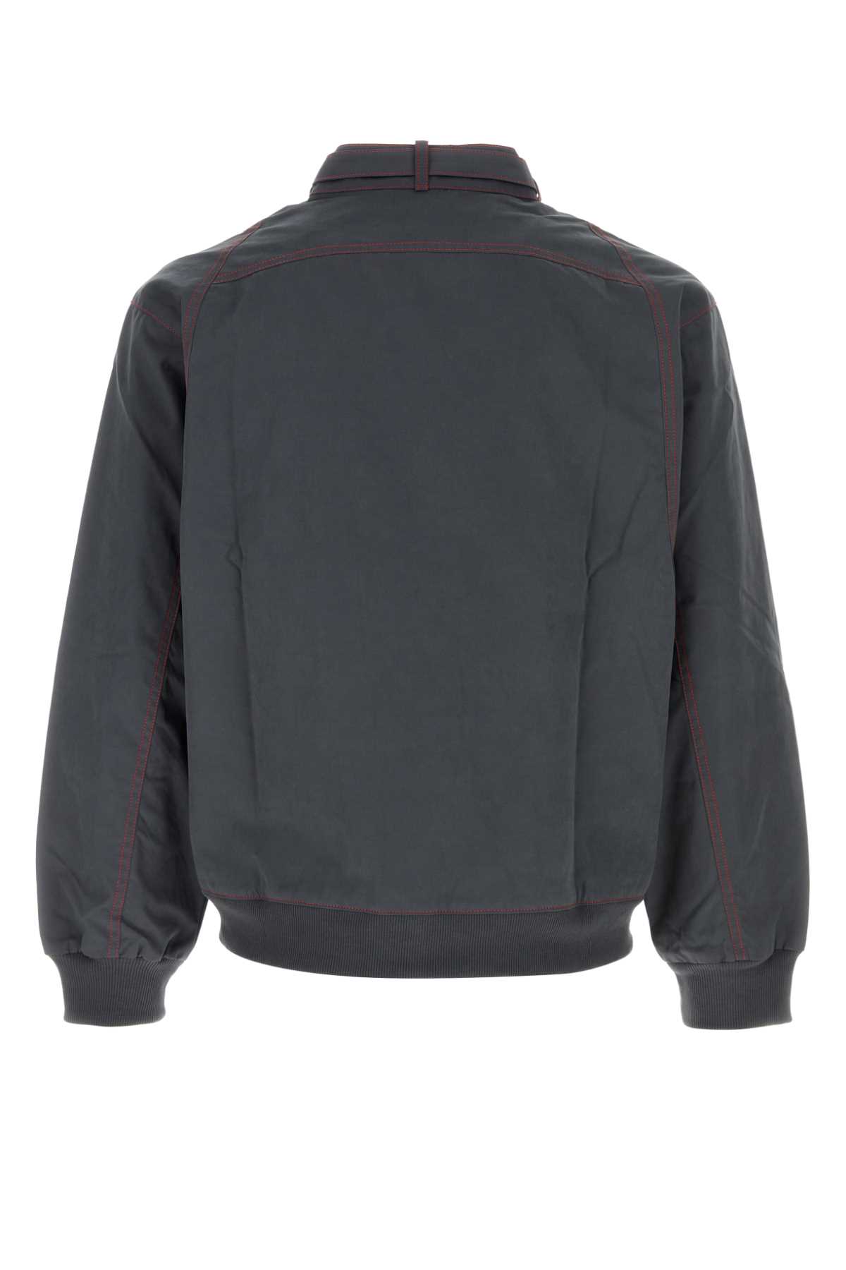 Gimaguas Ribbed Cuff Jacket Featuring Front Pockets In Black