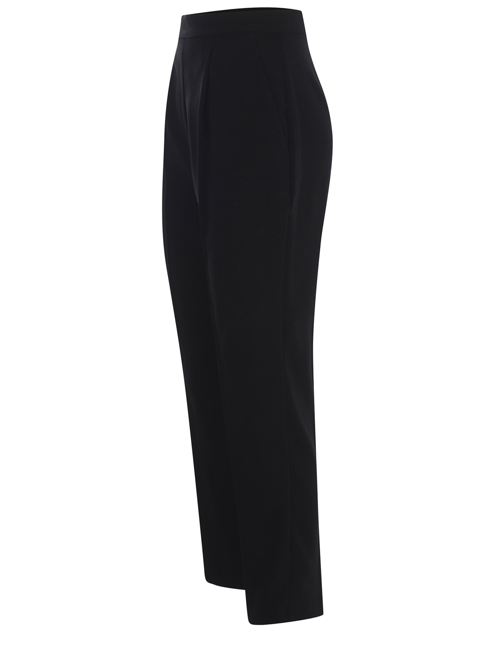 Shop Pinko Trousers  Manna Made Of Crepe In Black