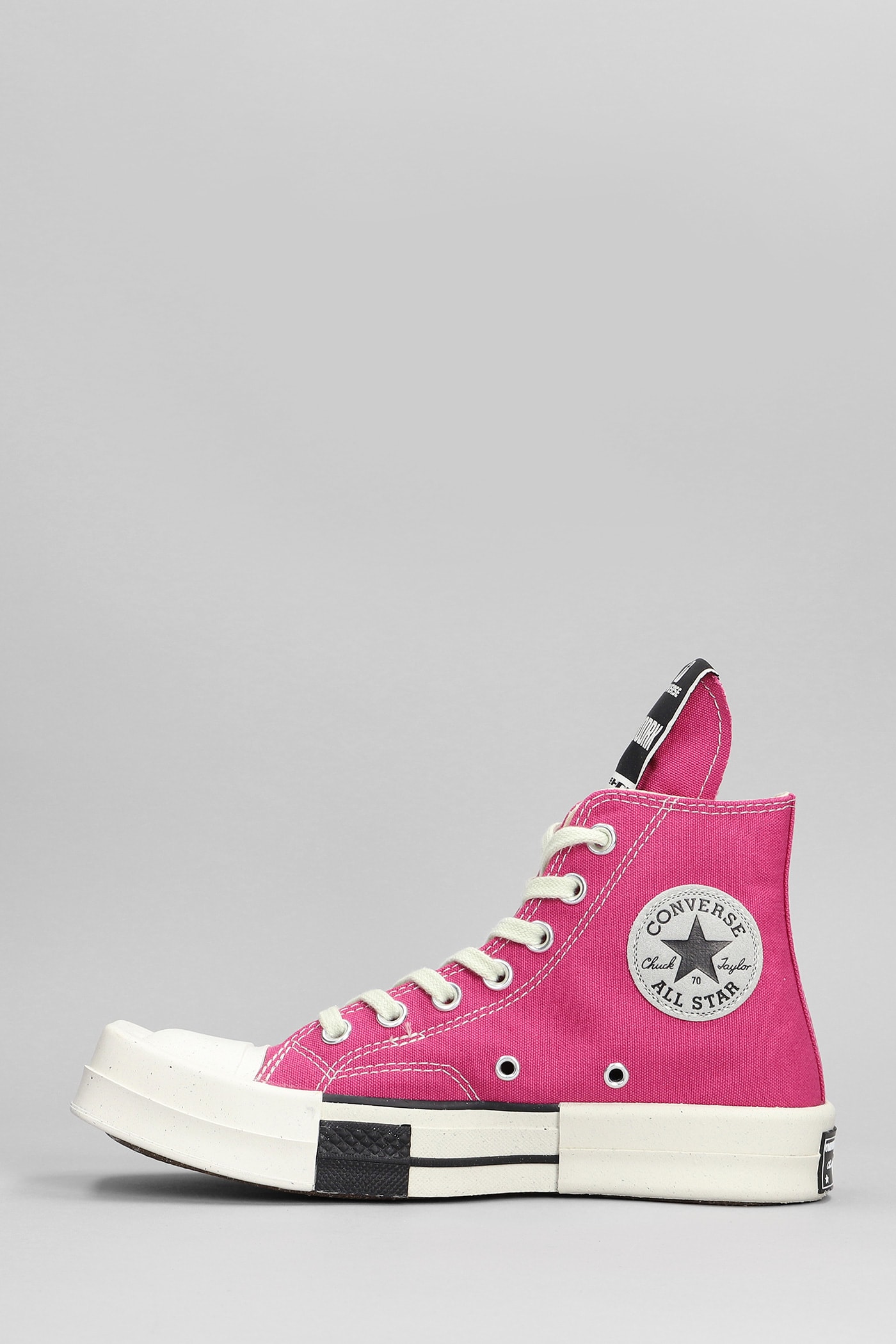Shop Drkshdw Sneakers In Fuxia Cotton