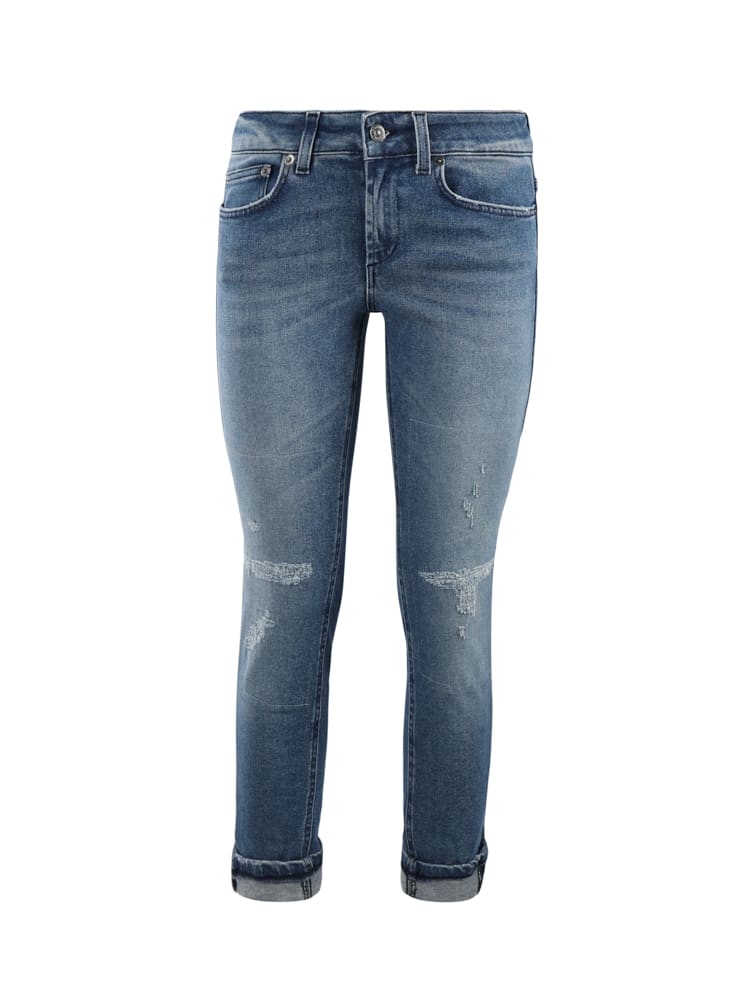 Dondup Monroe Skinny Jeans In Stretch Denim