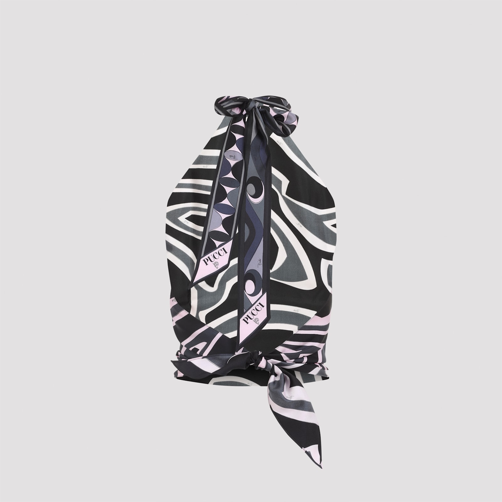 Pucci Silk Twill Top In Multi
