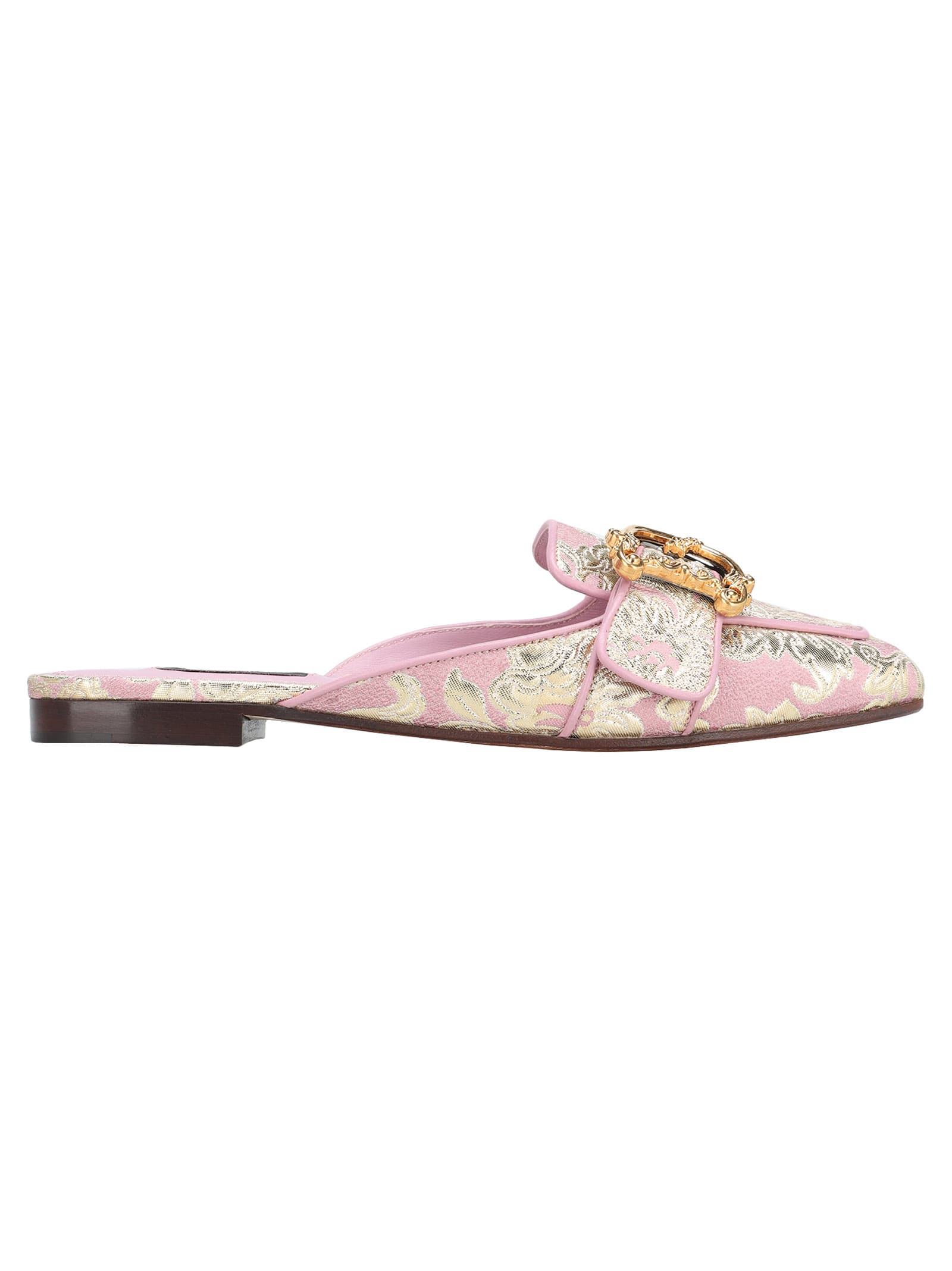 Dolce & Gabbana Dolce & gabbana Jacquard Flat Mules
