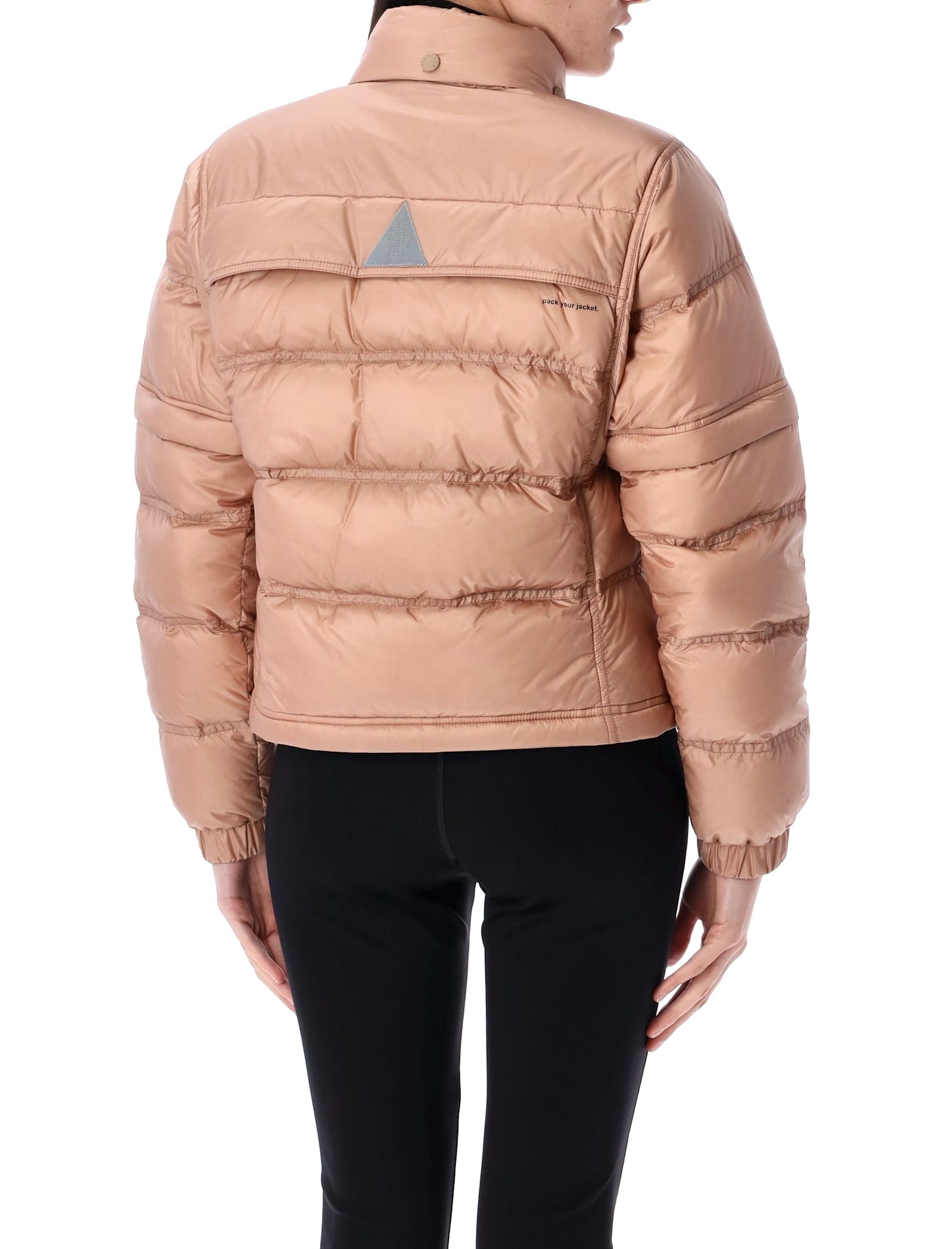 Moncler Genius Mauduit Packable 2-in-1 Short Down Jacket In Pink
