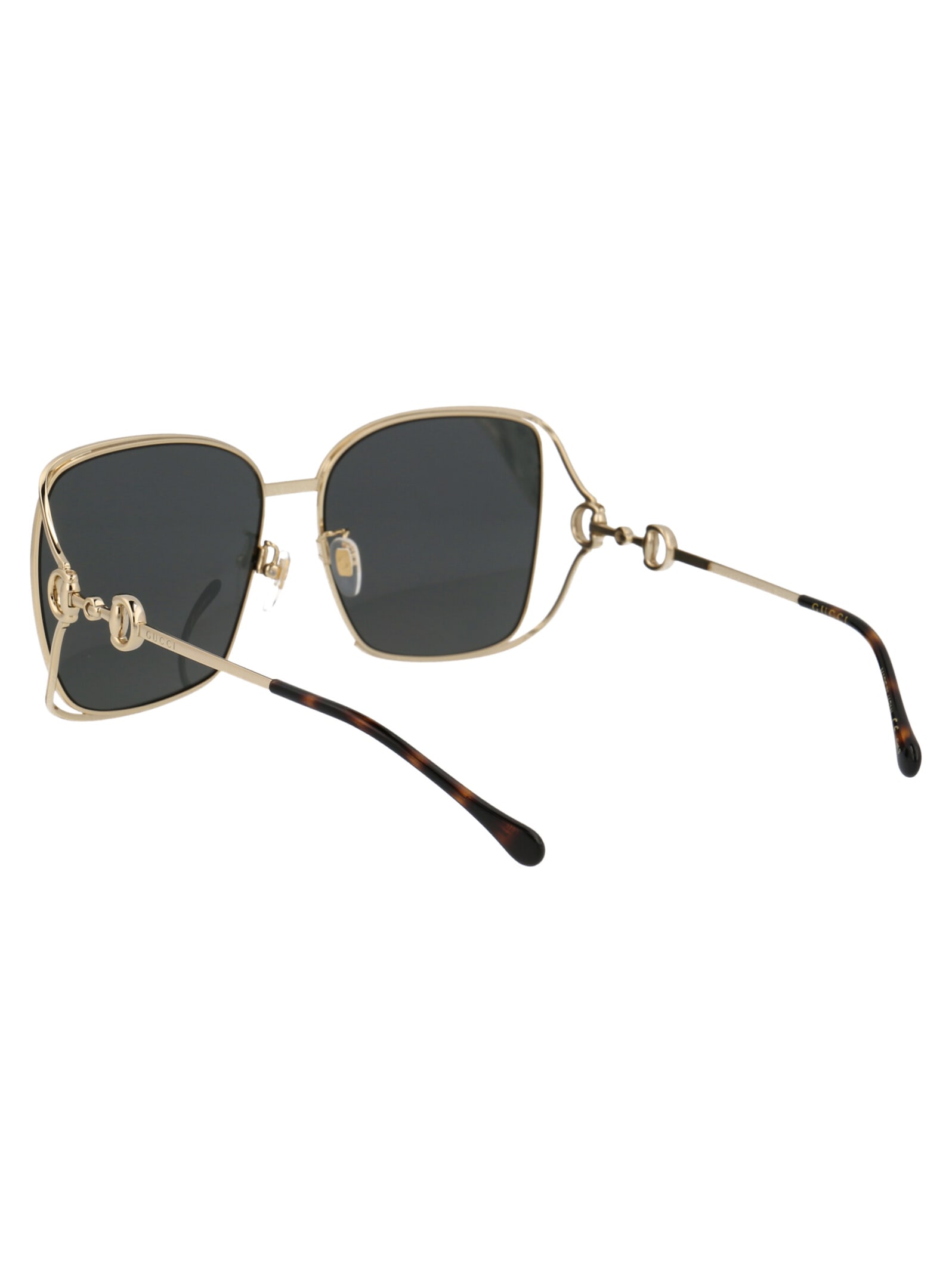 Gucci Gg1020s Sunglasses In 002 Gold Gold Grey