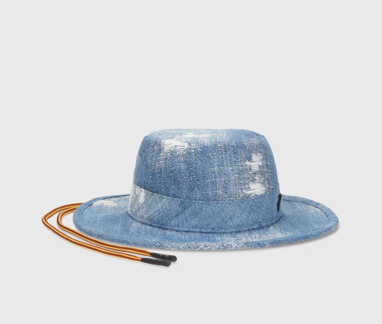 Shop Borsalino Tanaka Safari Hat In Denim