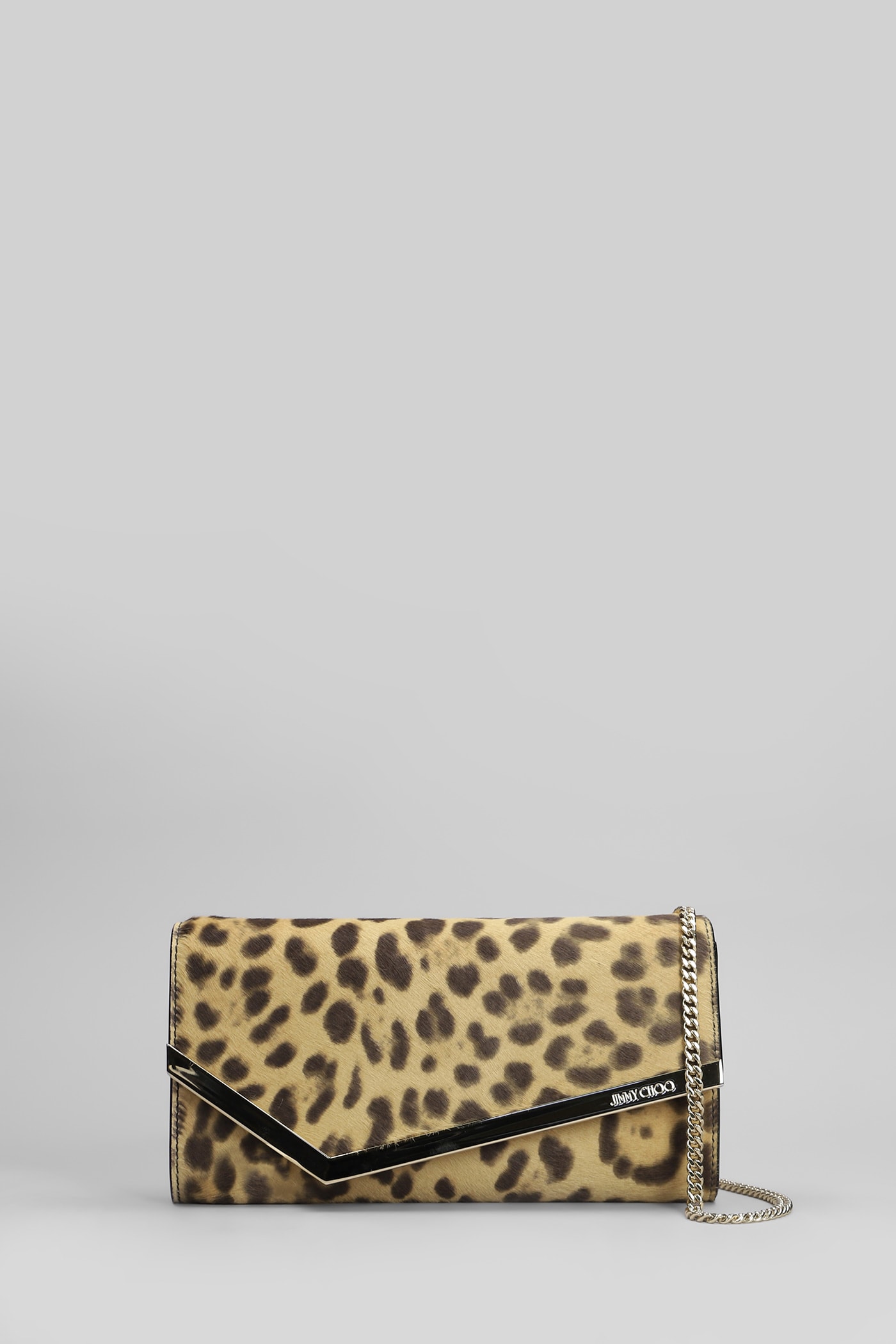 Emmie Clutch In Animalier Pony Skin