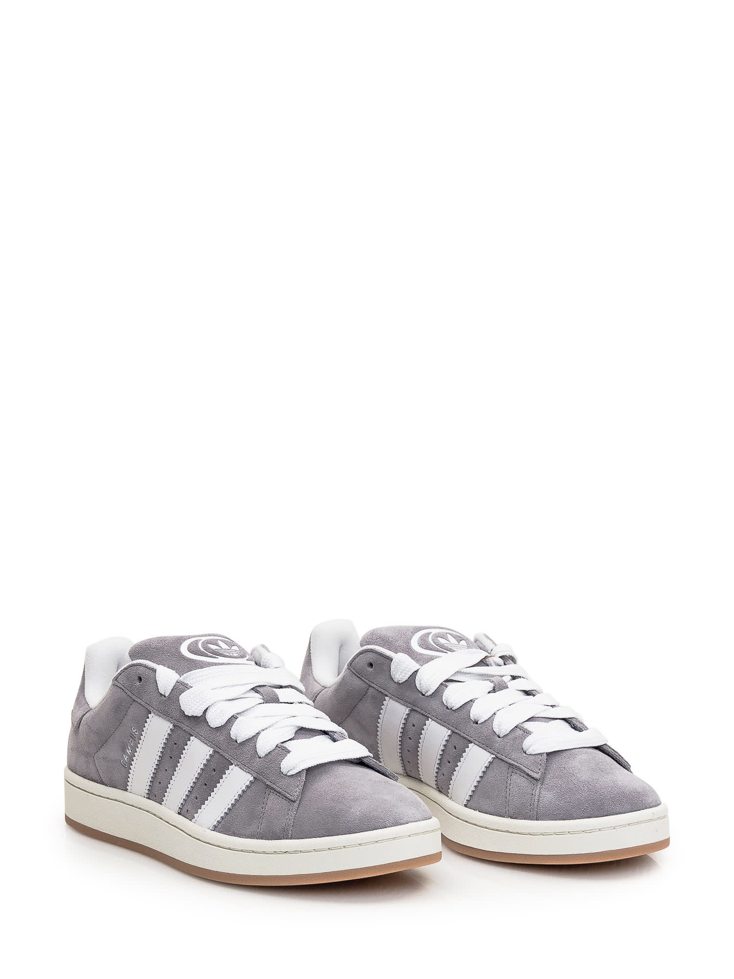 Adidas Originals Womens Adidas Campus 00s Brand-stripe Low-top Suede Trainers In Gray