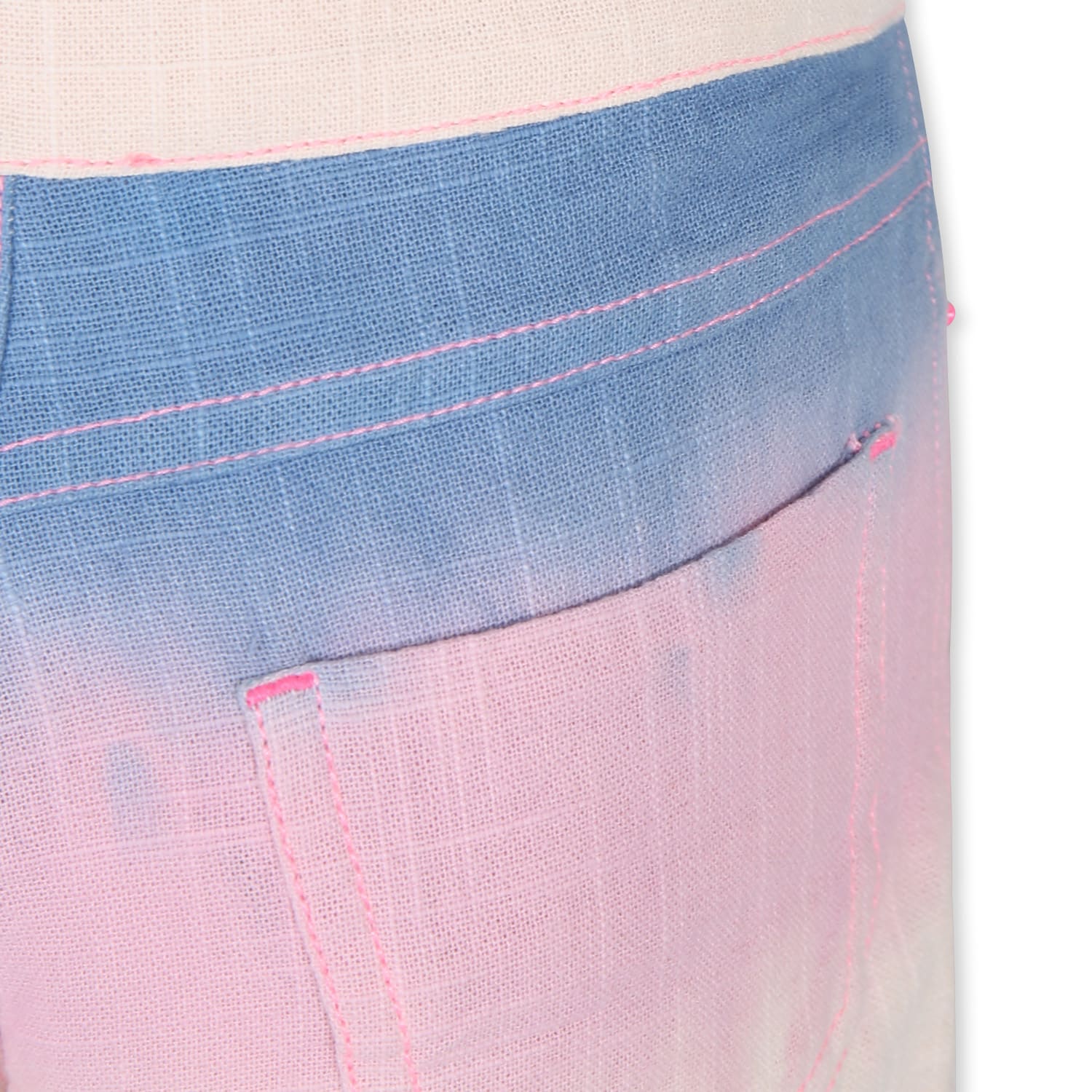 Billieblush Pink Shorts For Girl In Multicolor