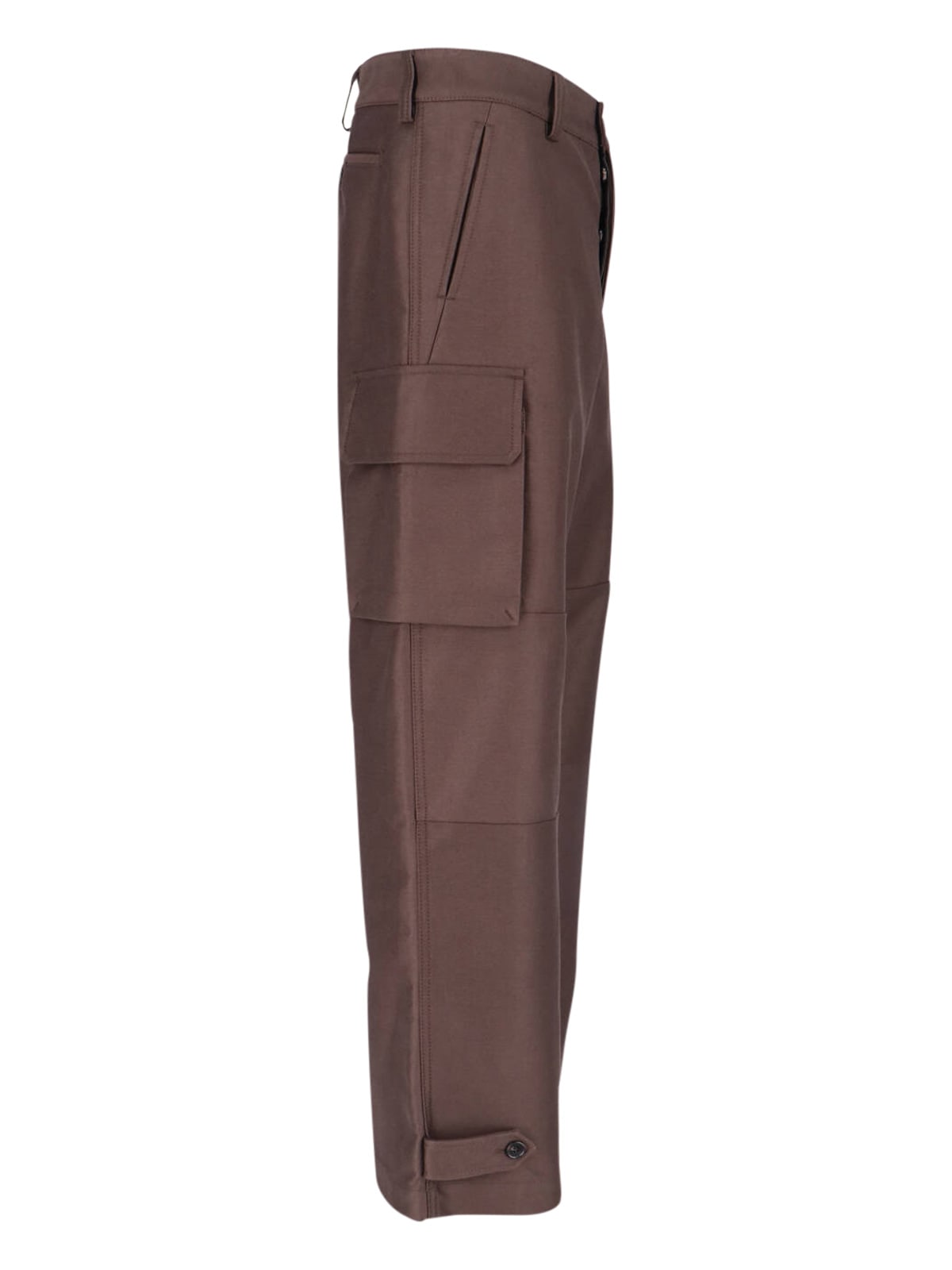 Shop Marni Cargo Pants In Brown